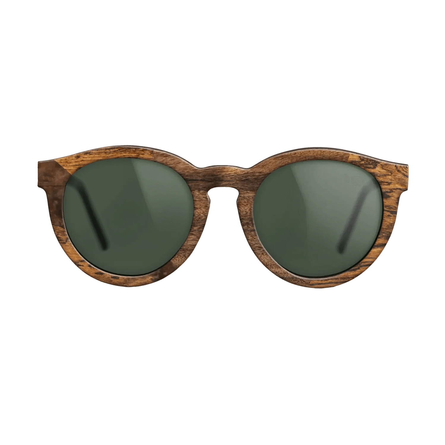 Walnut Burl,Bocote,Santos Rosewood Dark: Wedge - The Rebel - Round - 1719 - SIRIS wood optic