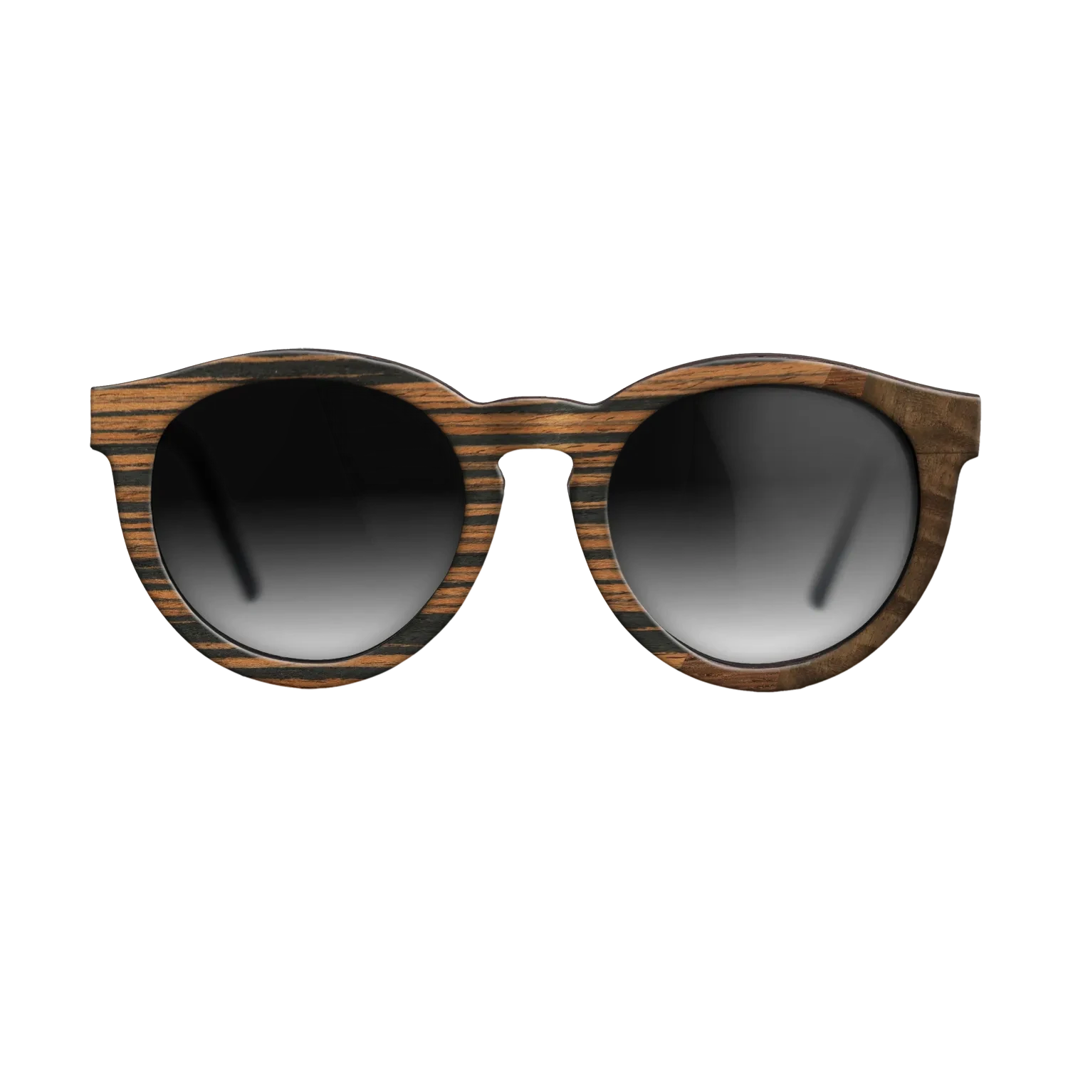 Wenge,Italian Ebony,Fumed Eucalyptus: Angle Cut - The Rebel - Round - 1613 - SIRIS wood optic