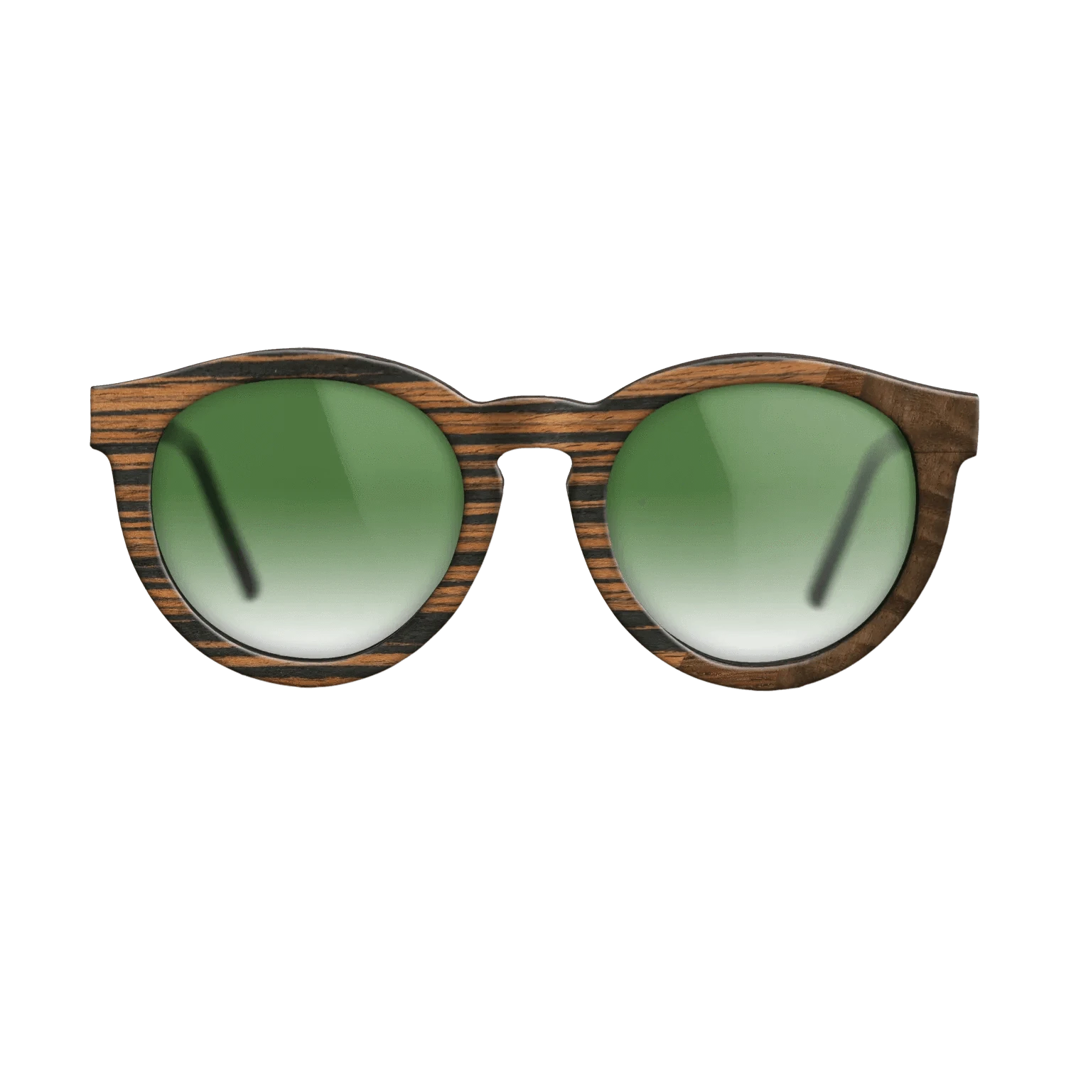 Wenge,Italian Ebony,Fumed Eucalyptus: Angle Cut - The Rebel - Round - 1613 - SIRIS wood optic