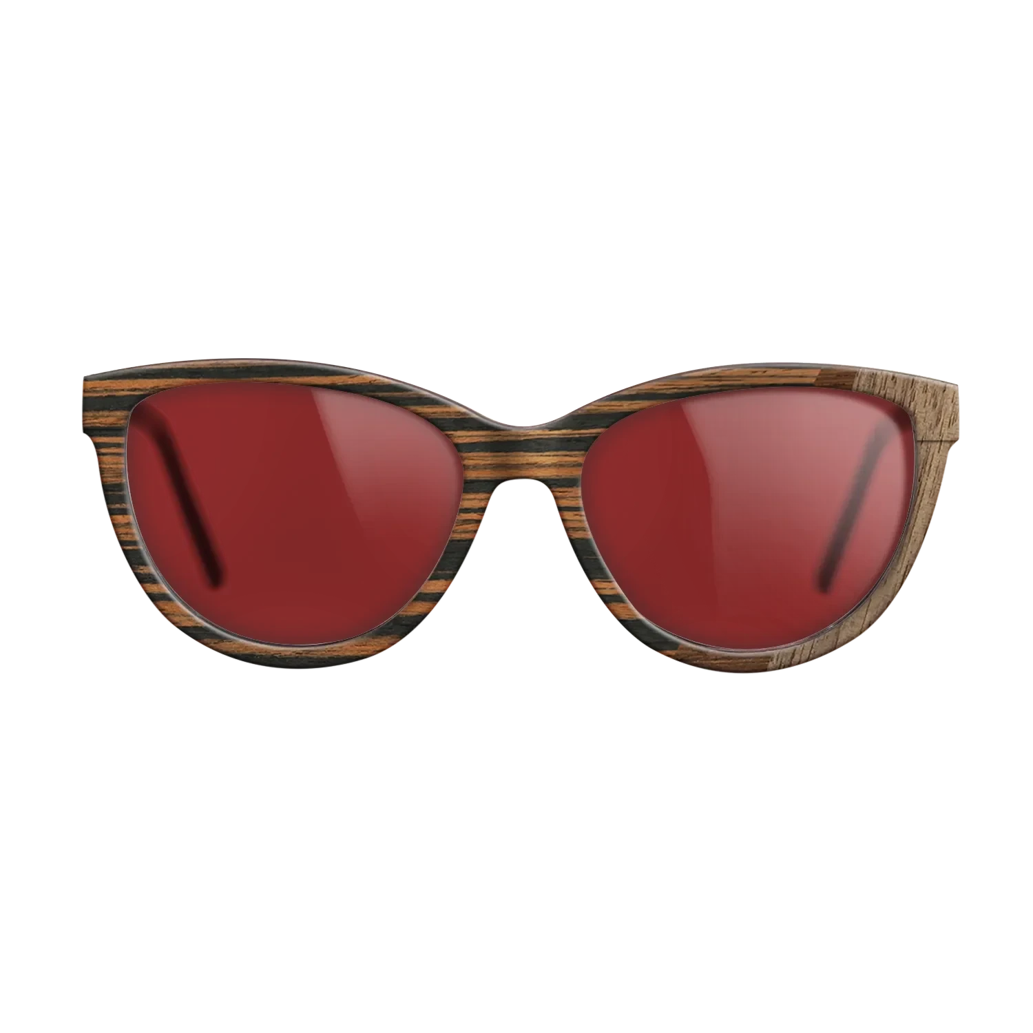 Wenge,Italian Ebony,Walnut: Straight Grain: Wedge - The Maiden - Cat - 1500 - SIRIS wood optic