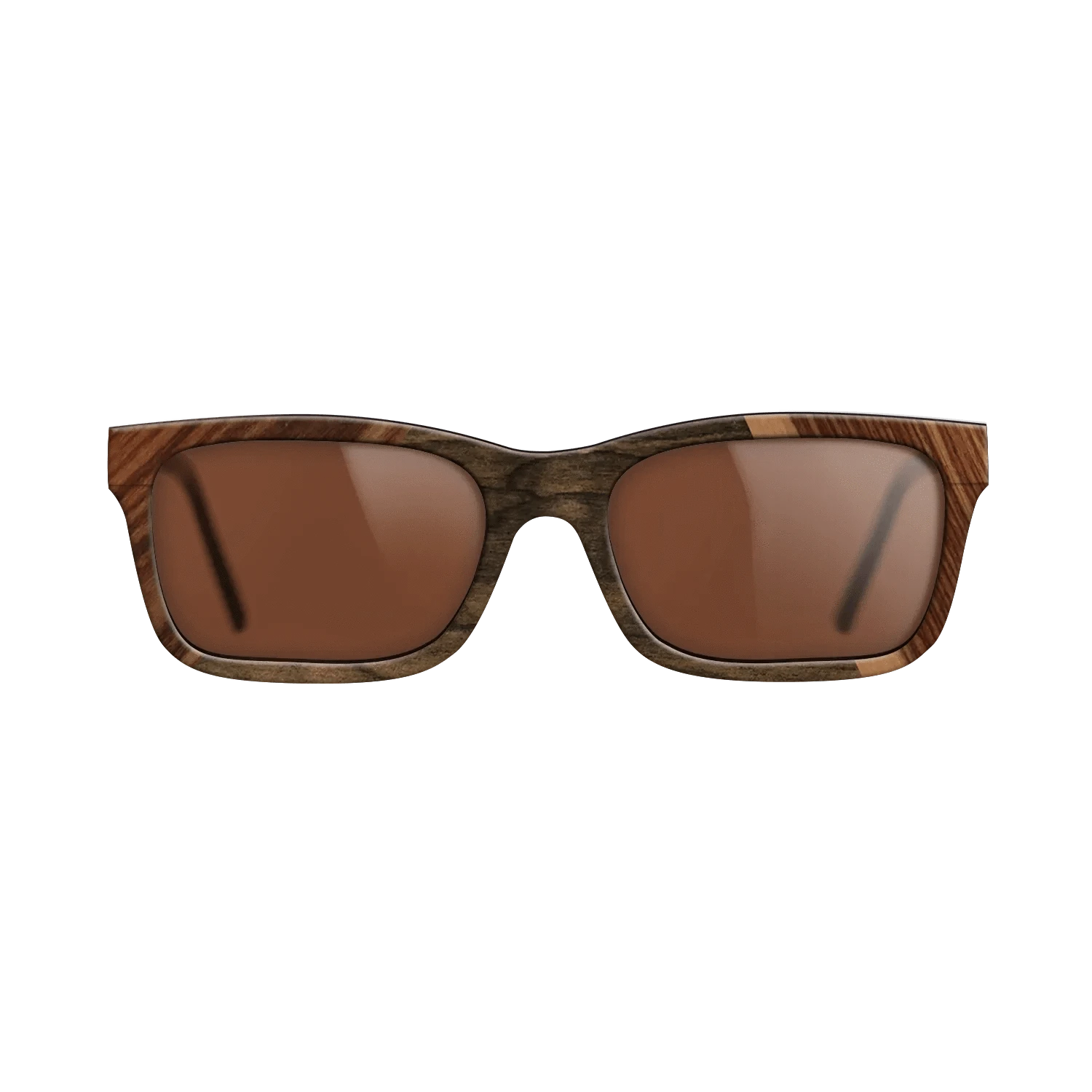 Walnut: Straight Grain,Santos Rosewood Dark,Ziricote Dark Quartered,Royal White Ebony: Angle Cut - The Sage - Rectangle - 916 - SIRIS wood optic