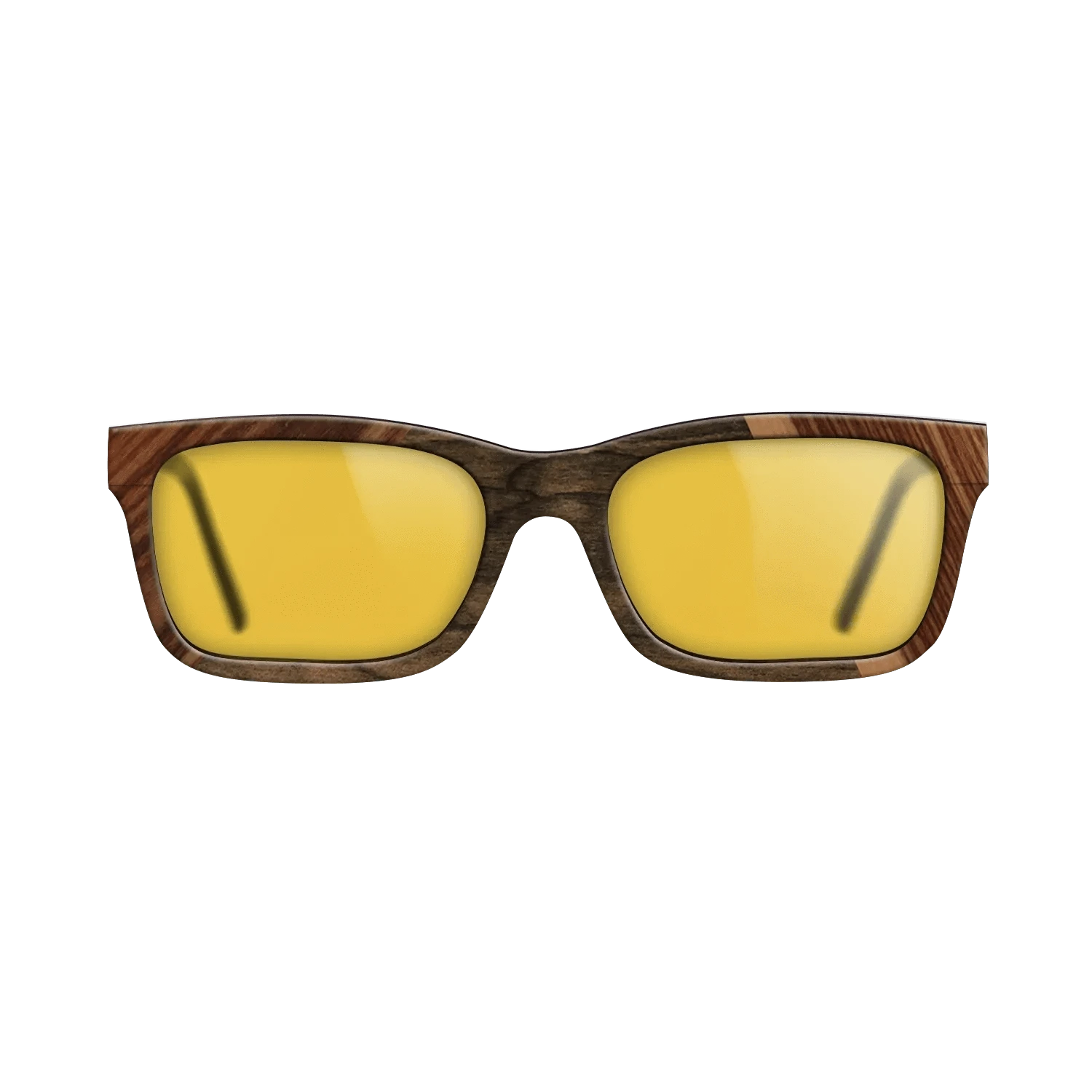 Walnut: Straight Grain,Santos Rosewood Dark,Ziricote Dark Quartered,Royal White Ebony: Angle Cut - The Sage - Rectangle - 916 - SIRIS wood optic