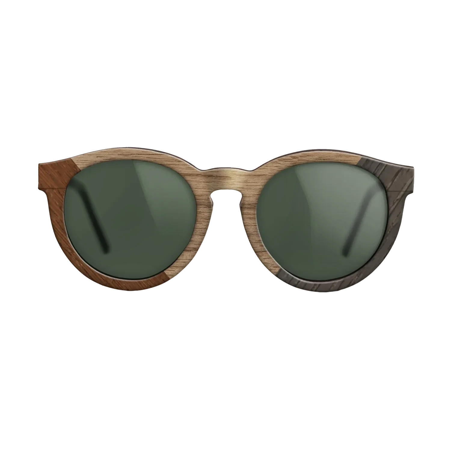 Walnut: Straight Grain,Wenge,Fumed Oak: Geometric - The Rebel - Round - 1970 - SIRIS wood optic