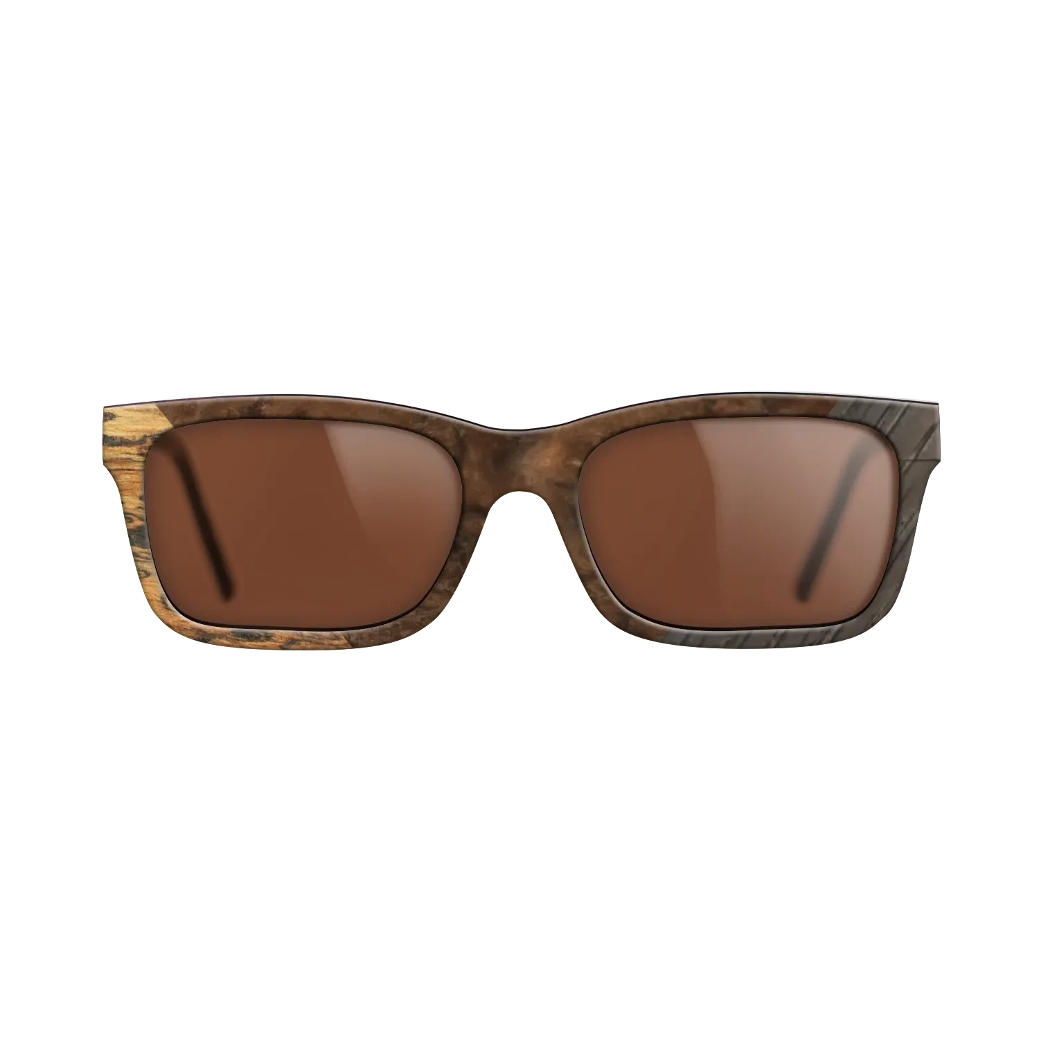 Walnut Burl,Bocote,Fumed Oak: Geometric - The Sage - Rectangle - 856 - SIRIS wood optic