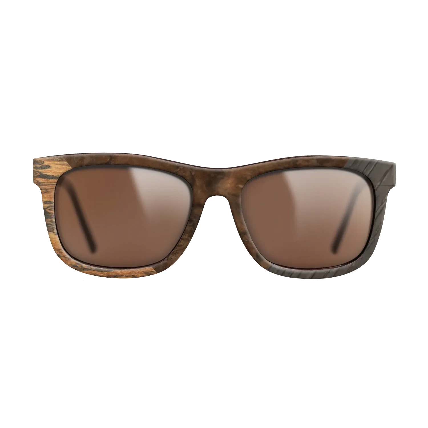 Walnut Burl,Bocote,Fumed Oak: Geometric - The Hero - Square - 856 - SIRIS wood optic