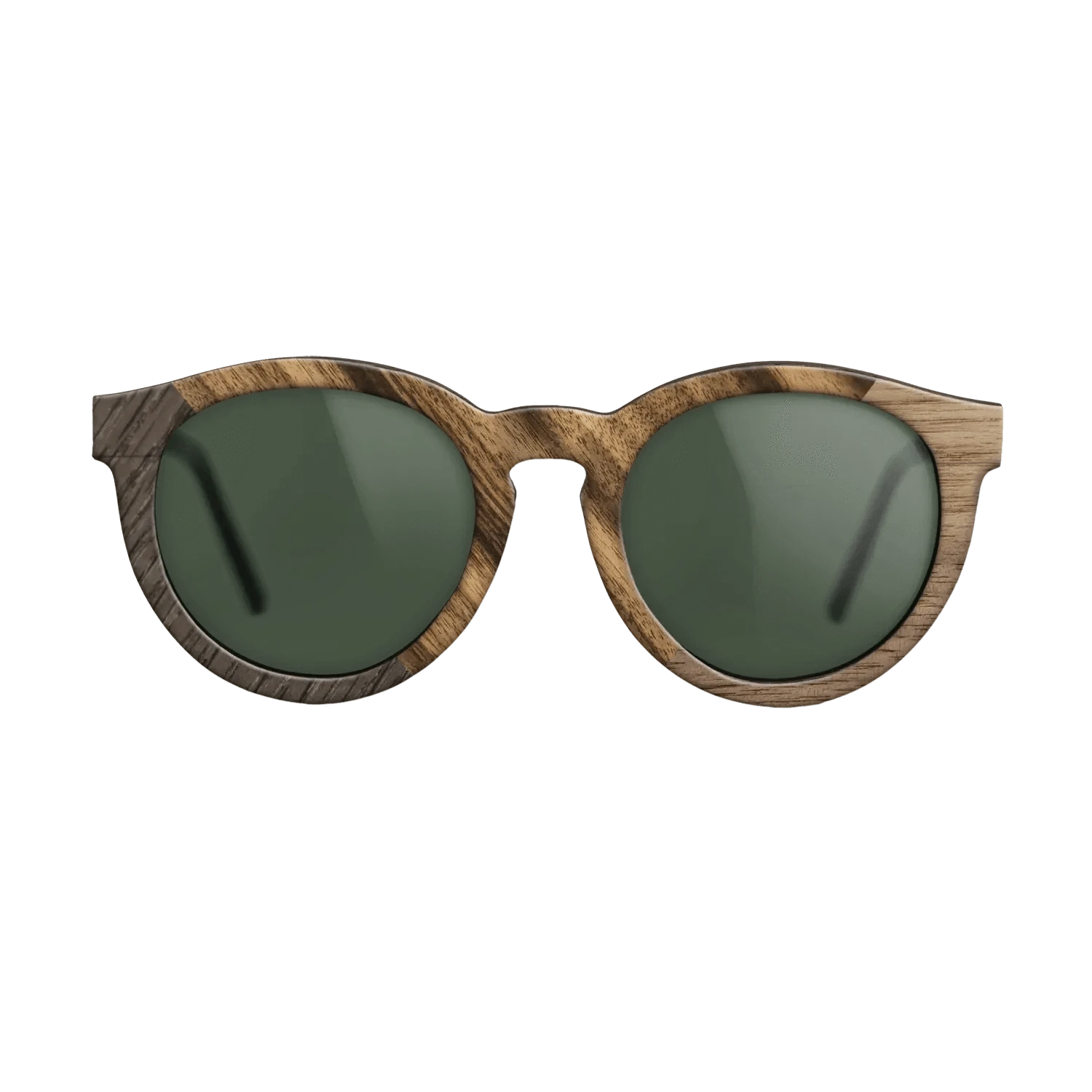 Ziricote Light Quartered,Fumed Oak,Walnut: Straight Grain: Geometric - The Rebel - Round - 1065 - SIRIS wood optic