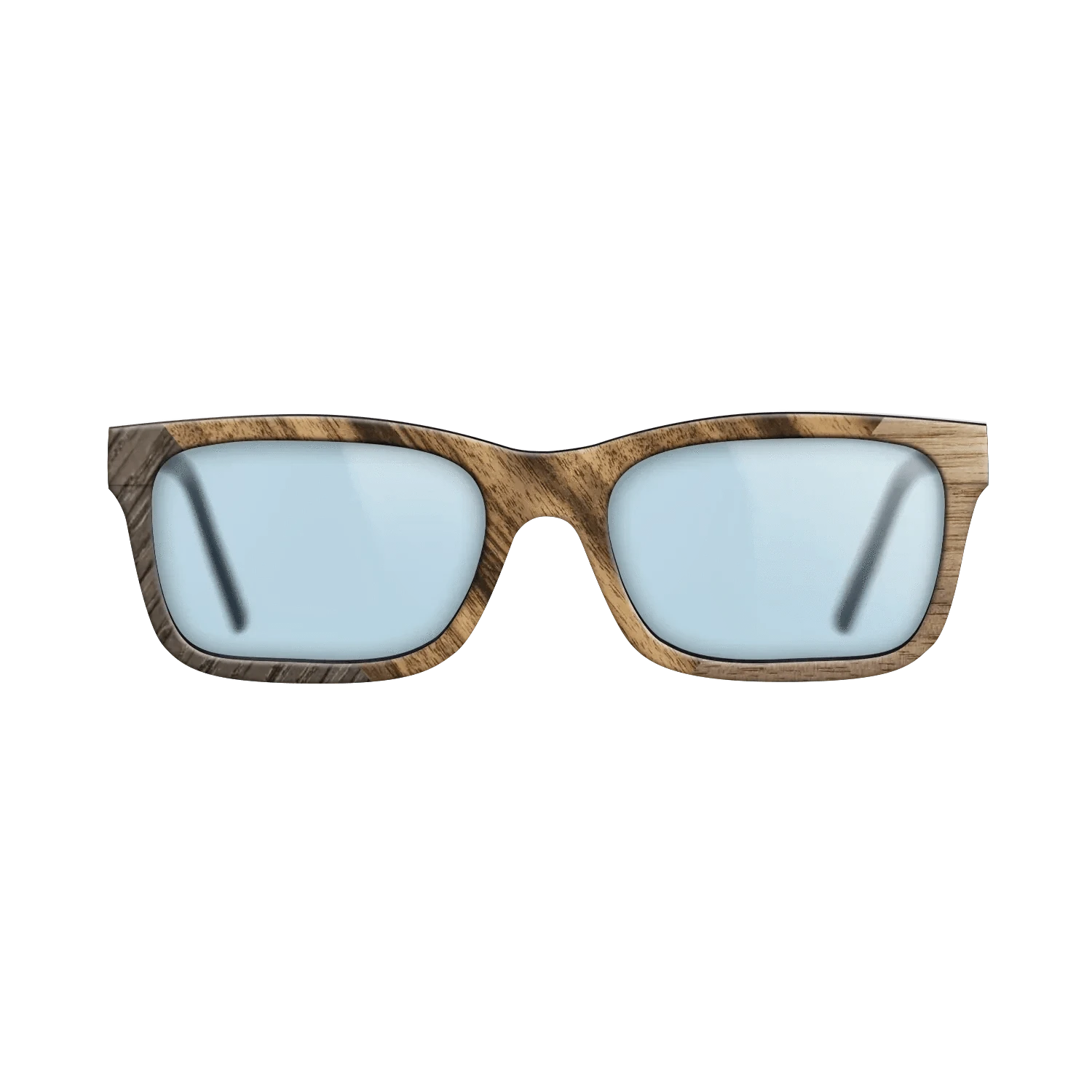 Ziricote Light Quartered,Fumed Oak,Walnut: Straight Grain: Geometric - The Sage - Rectangle - 1065 - SIRIS wood optic