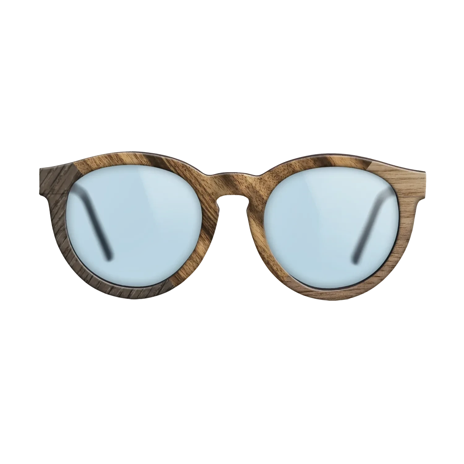 Ziricote Light Quartered,Fumed Oak,Walnut: Straight Grain: Geometric - The Rebel - Round - 1065 - SIRIS wood optic