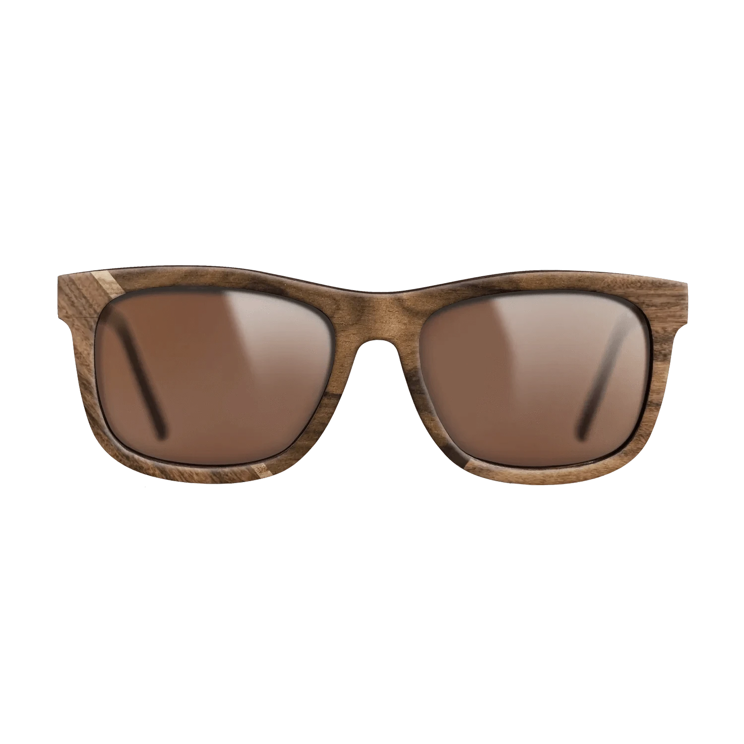 Ziricote Dark Quartered,Santos Rosewood Light: Geometric - The Hero - Square - 1171 - SIRIS wood optic