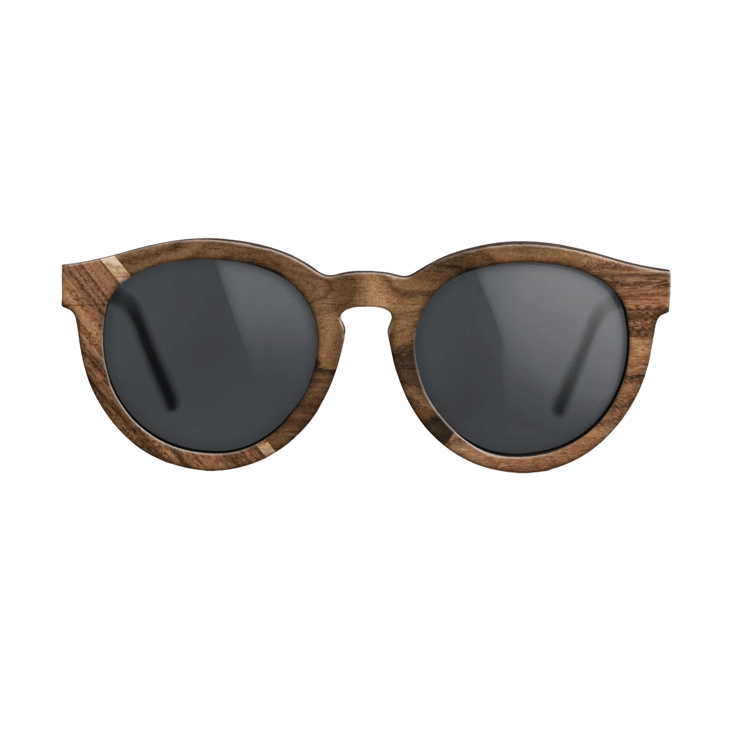 Ziricote Dark Quartered,Santos Rosewood Light: Geometric - The Rebel - Round - 1171 - SIRIS wood optic