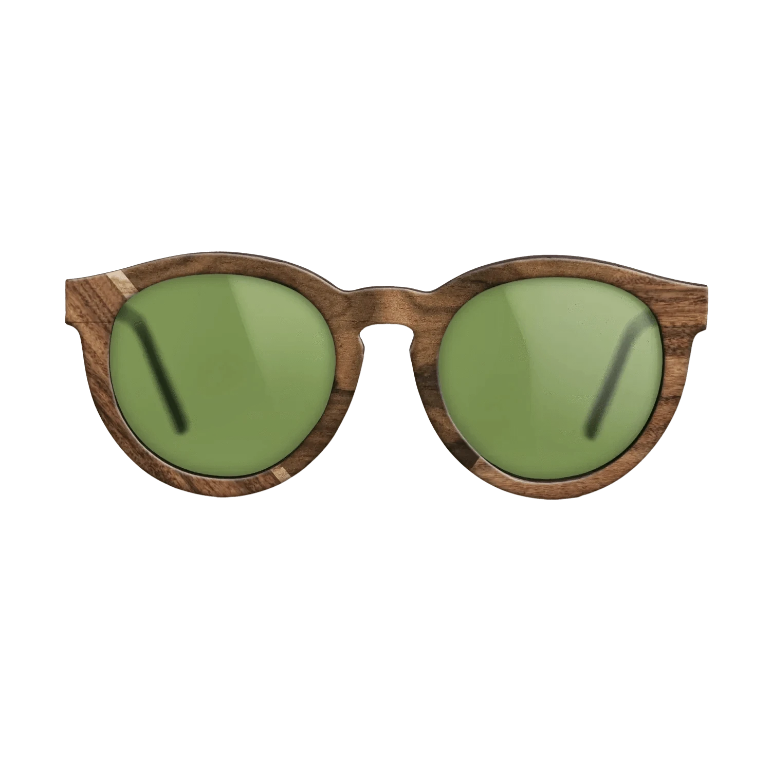 Ziricote Dark Quartered,Santos Rosewood Light: Geometric - The Rebel - Round - 1171 - SIRIS wood optic