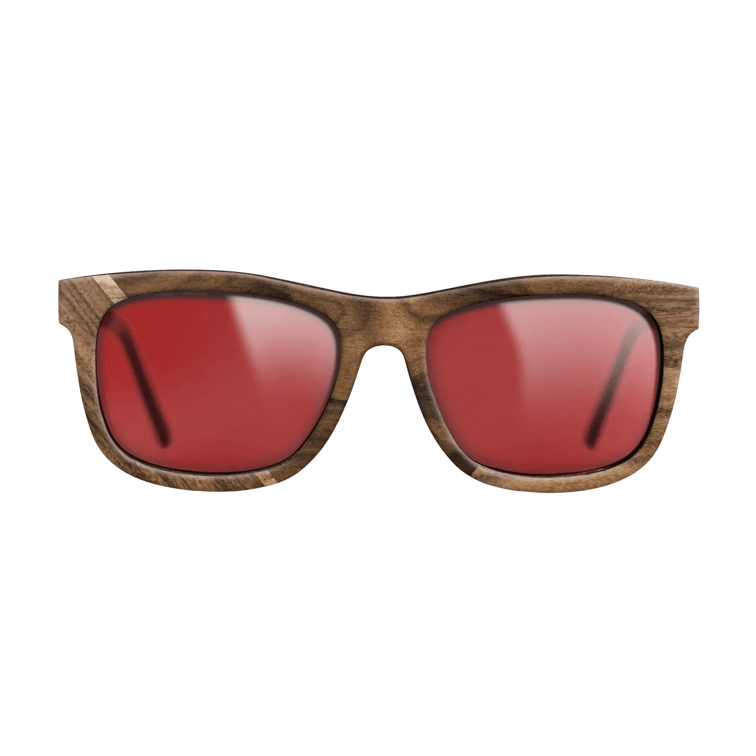 Ziricote Dark Quartered,Santos Rosewood Light: Geometric - The Hero - Square - 1171 - SIRIS wood optic