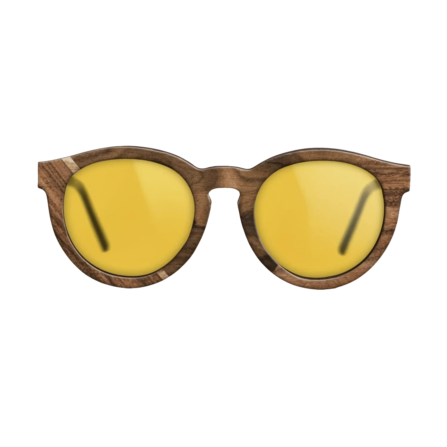 Ziricote Dark Quartered,Santos Rosewood Light: Geometric - The Rebel - Round - 1171 - SIRIS wood optic