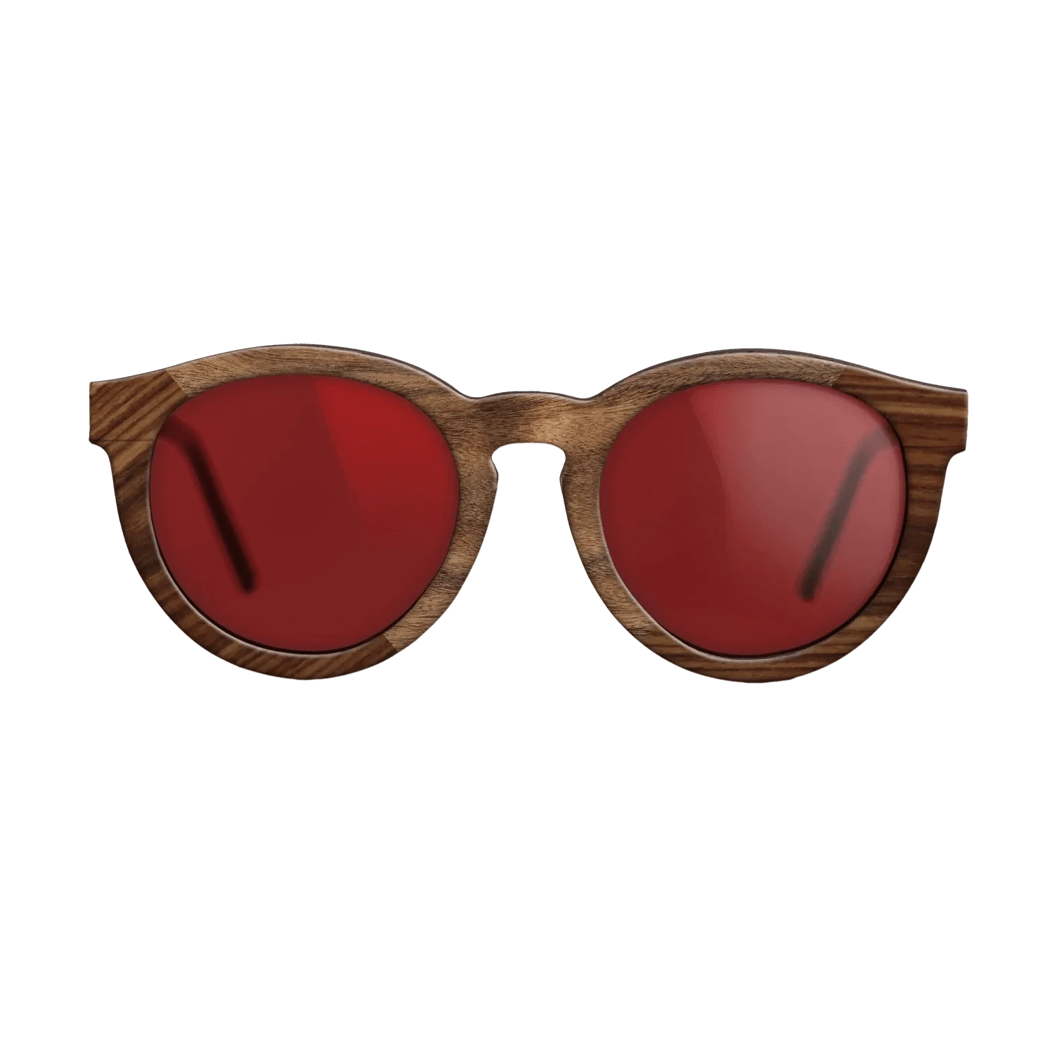 Santos Rosewood Light,Kingwood: Geometric - The Rebel - Round - 1294 - SIRIS wood optic