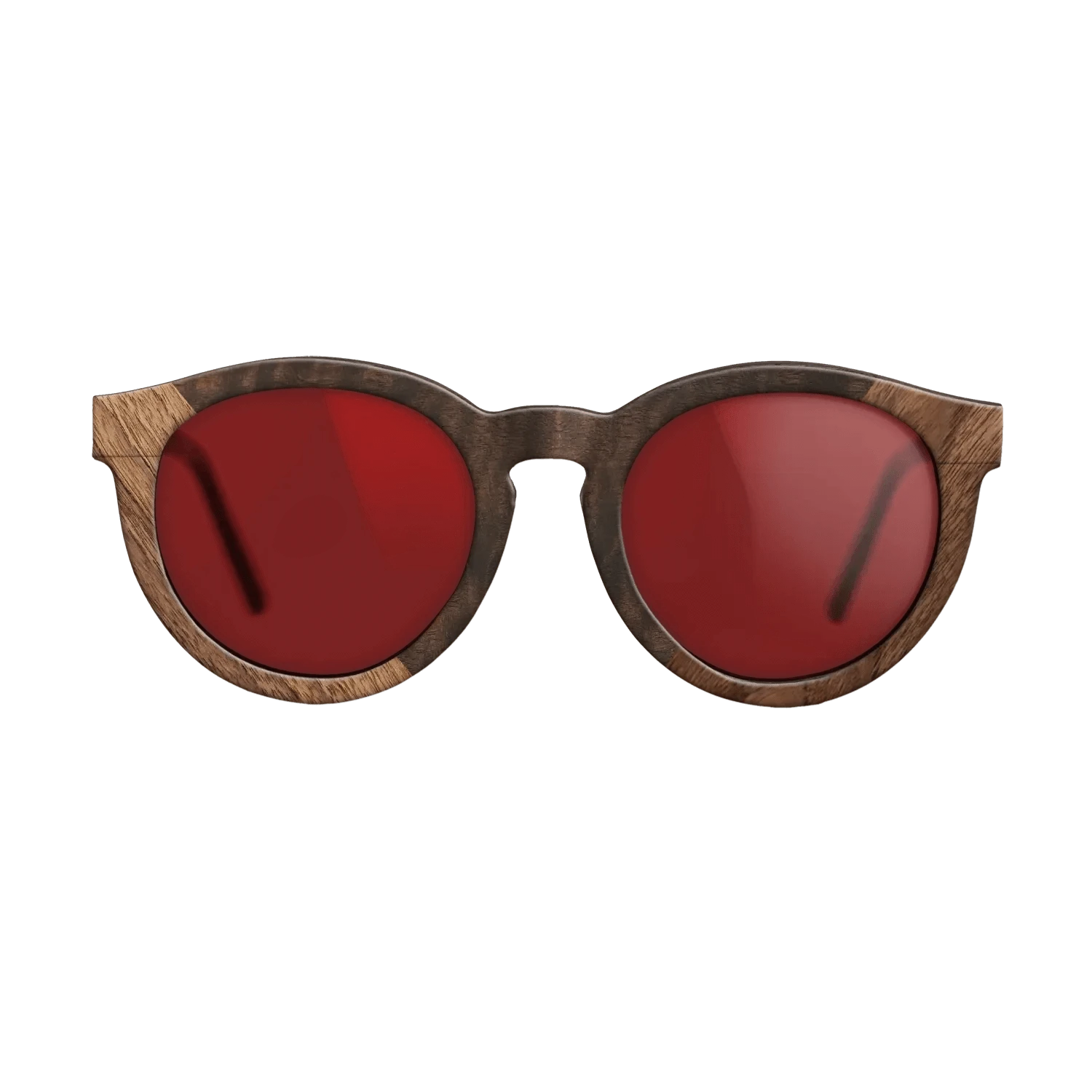 Santos Rosewood Light,Fumed Eucalyptus,Walnut: Straight Grain,Walnut Claro Light: Geometric - The Rebel - Round - 1270 - SIRIS wood optic