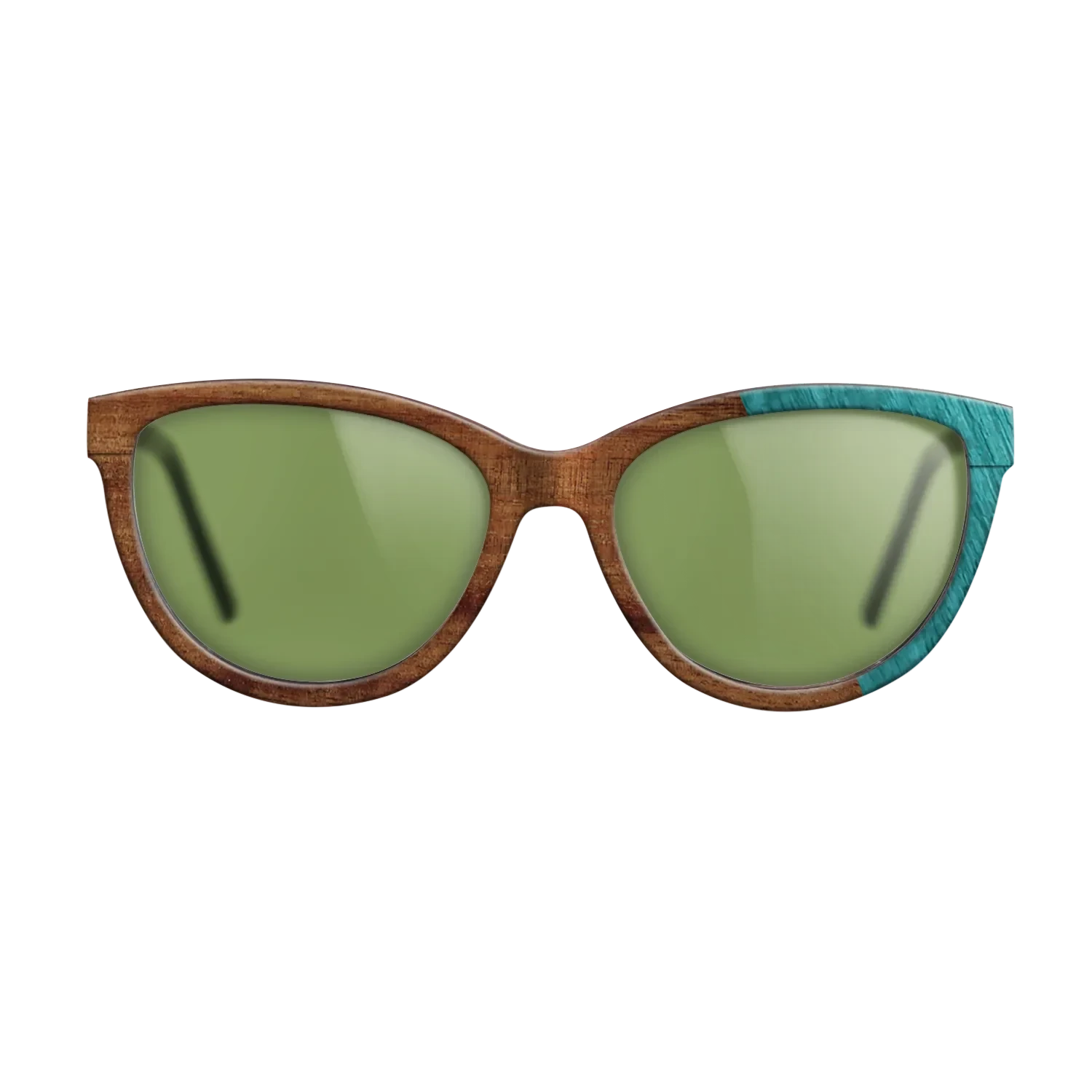 Koa,Poplar Dyed: Turquoise: Dicut - The Maiden - Cat - 1755 - SIRIS wood optic