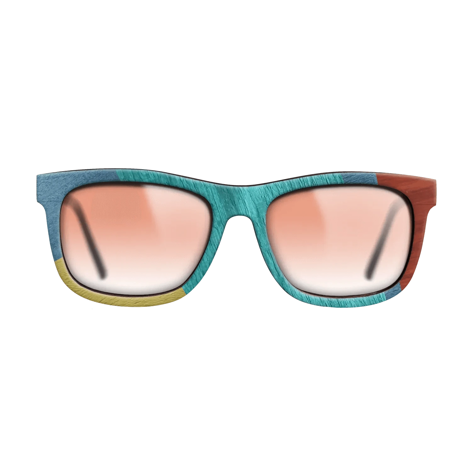 Poplar Dyed: Baby Blue,Poplar Dyed: Turquoise,Poplar Dyed: Blue Denim,Poplar Dyed: Yellow,Poplar Dyed: Red: Mosaic - The Hero - Square - 1584 - SIRIS wood optic