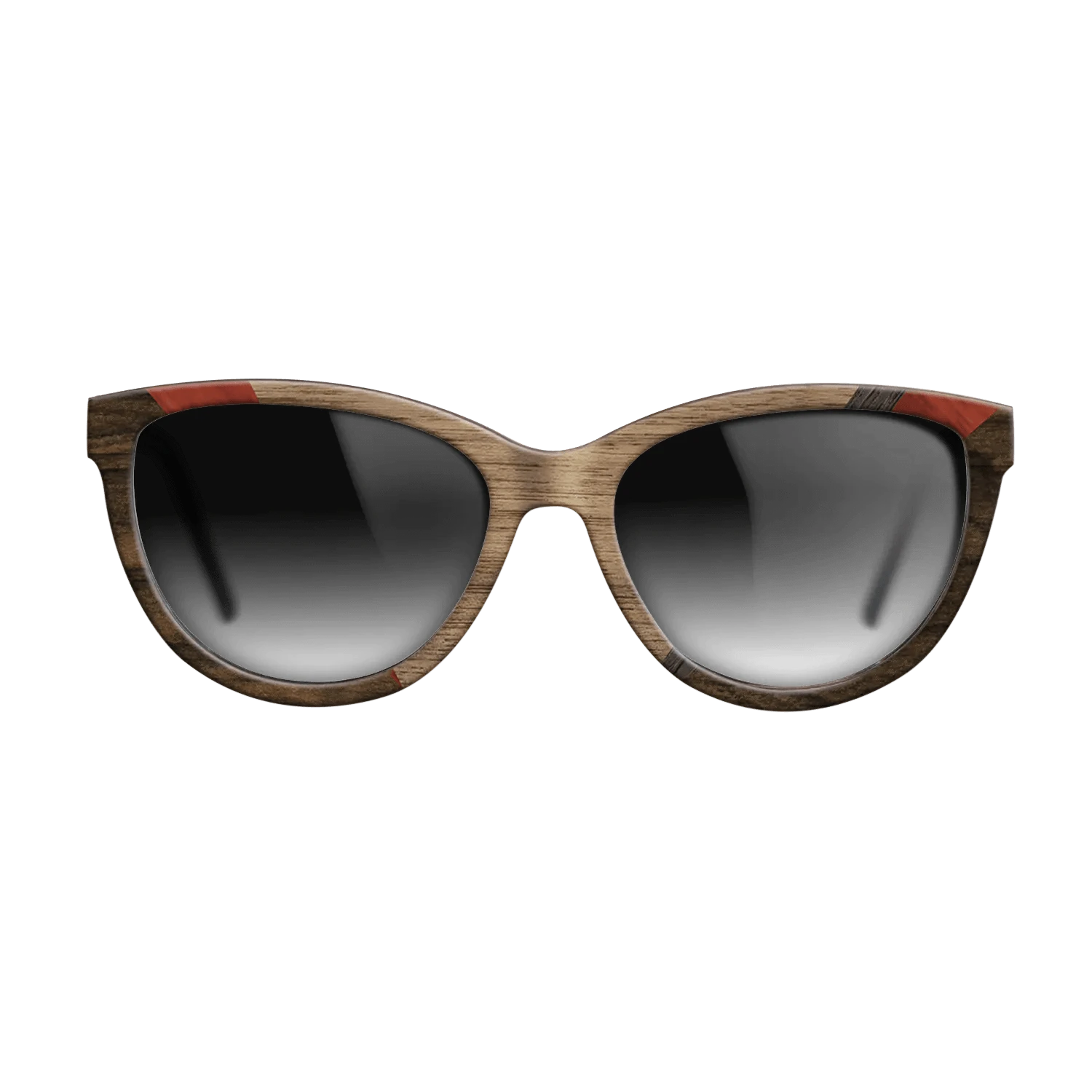 Walnut: Straight Grain,Poplar Dyed: Red,Fumed Oak,Ziricote Dark Quartered: Geometric - The Maiden - Cat - 692 - SIRIS wood optic