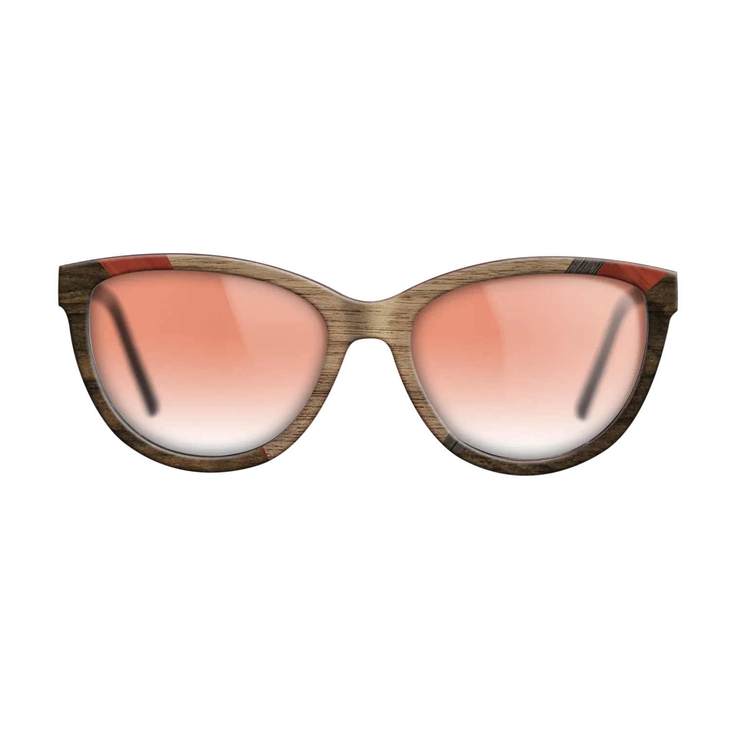 Walnut: Straight Grain,Poplar Dyed: Red,Fumed Oak,Ziricote Dark Quartered: Geometric - The Maiden - Cat - 692 - SIRIS wood optic