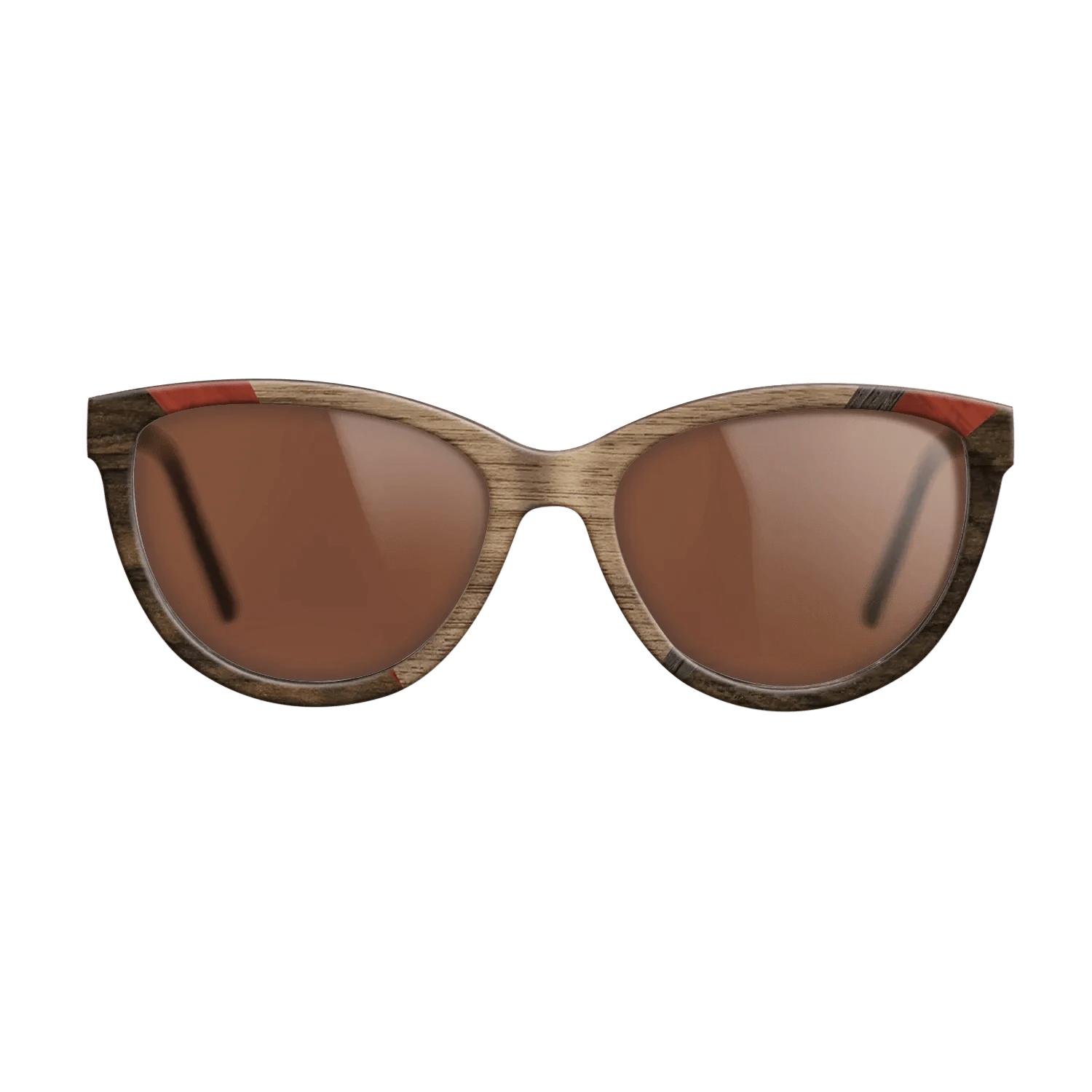 Walnut: Straight Grain,Poplar Dyed: Red,Fumed Oak,Ziricote Dark Quartered: Geometric - The Maiden - Cat - 692 - SIRIS wood optic