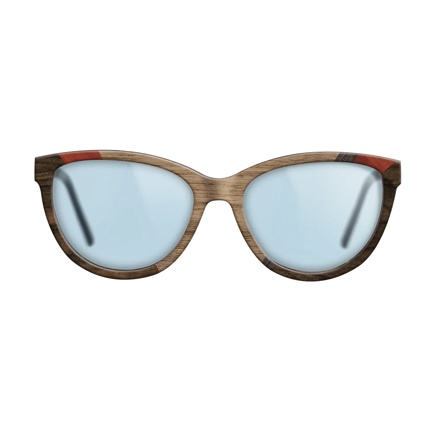 Walnut: Straight Grain,Poplar Dyed: Red,Fumed Oak,Ziricote Dark Quartered: Geometric - The Maiden - Cat - 692 - SIRIS wood optic