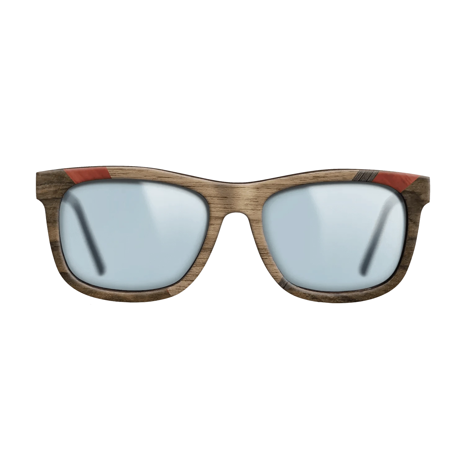 Walnut: Straight Grain,Poplar Dyed: Red,Fumed Oak,Ziricote Dark Quartered: Geometric - The Hero - Square - 692 - SIRIS wood optic