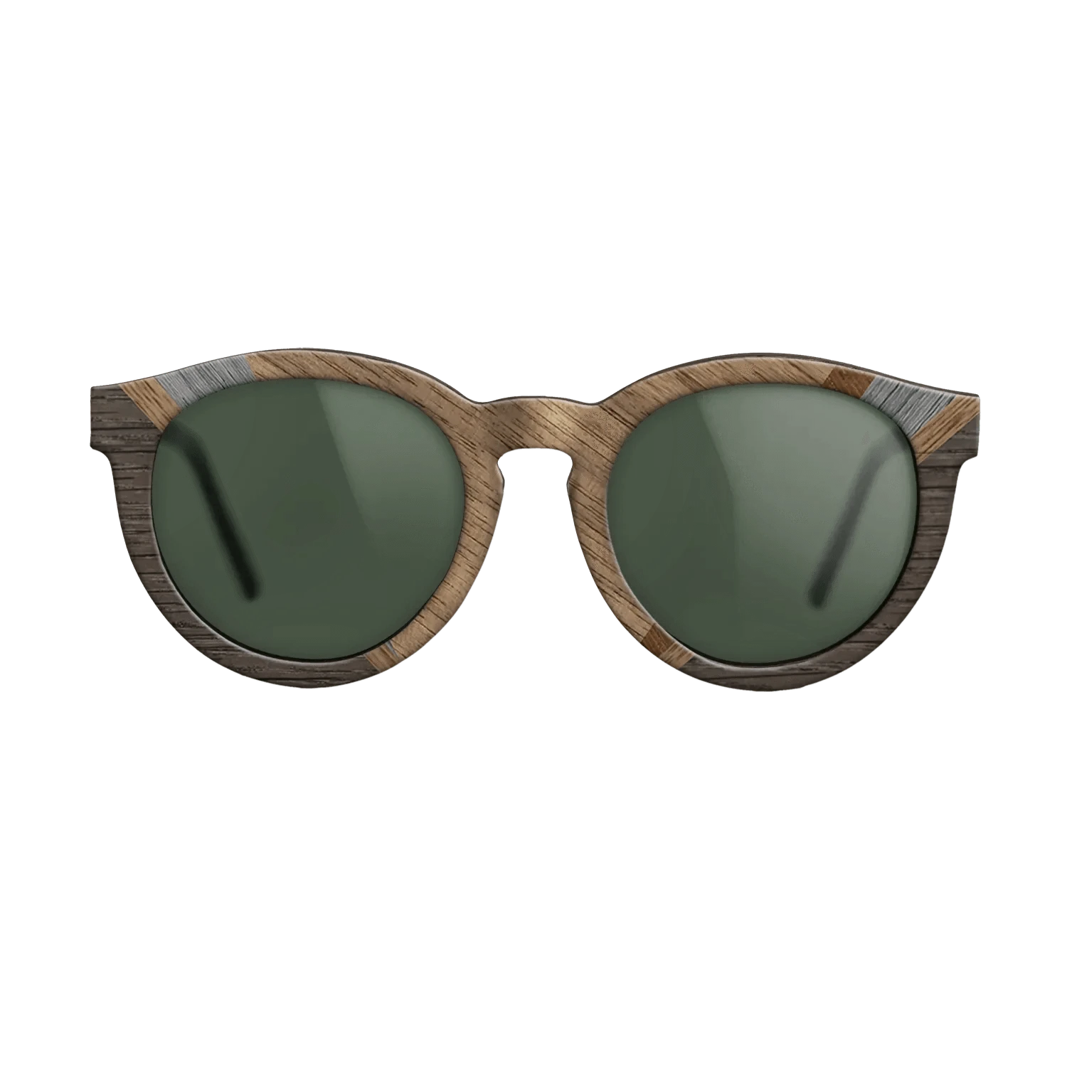 Wenge,Poplar Dyed: Grey,Walnut: Straight Grain,Fumed Oak: Geometric - The Rebel - Round - 1220 - SIRIS wood optic