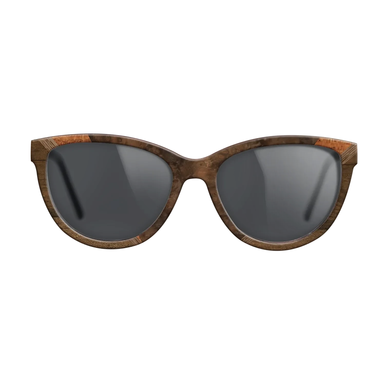 Walnut Burl,Ziricote Light Quartered,Walnut: Straight Grain,Koa: Geometric - The Maiden - Cat - 1337 - SIRIS wood optic