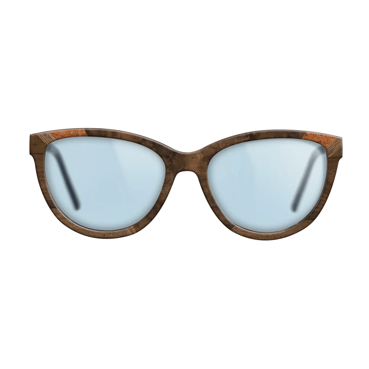Walnut Burl,Ziricote Light Quartered,Walnut: Straight Grain,Koa: Geometric - The Maiden - Cat - 1337 - SIRIS wood optic