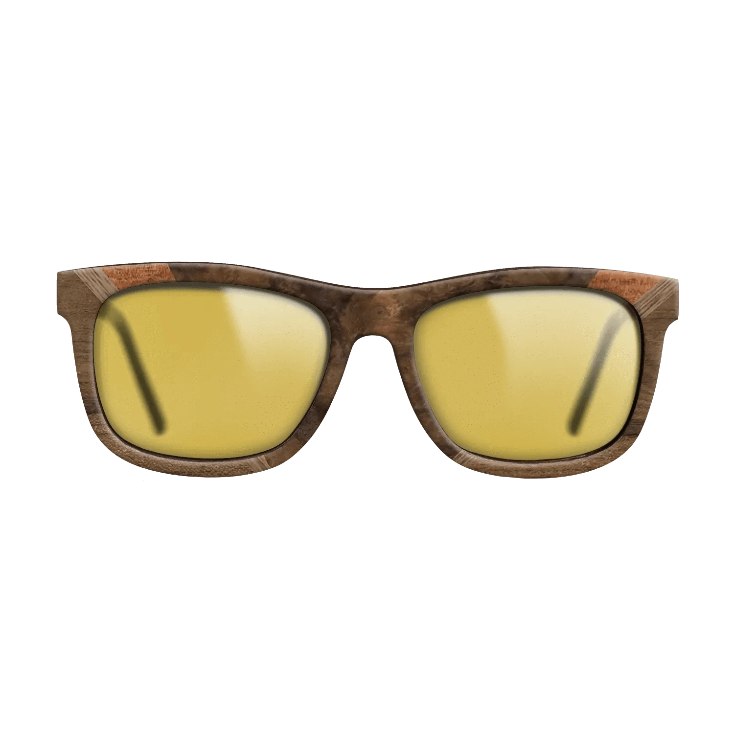 Walnut Burl,Ziricote Light Quartered,Walnut: Straight Grain,Koa: Geometric - The Hero - Square - 1337 - SIRIS wood optic