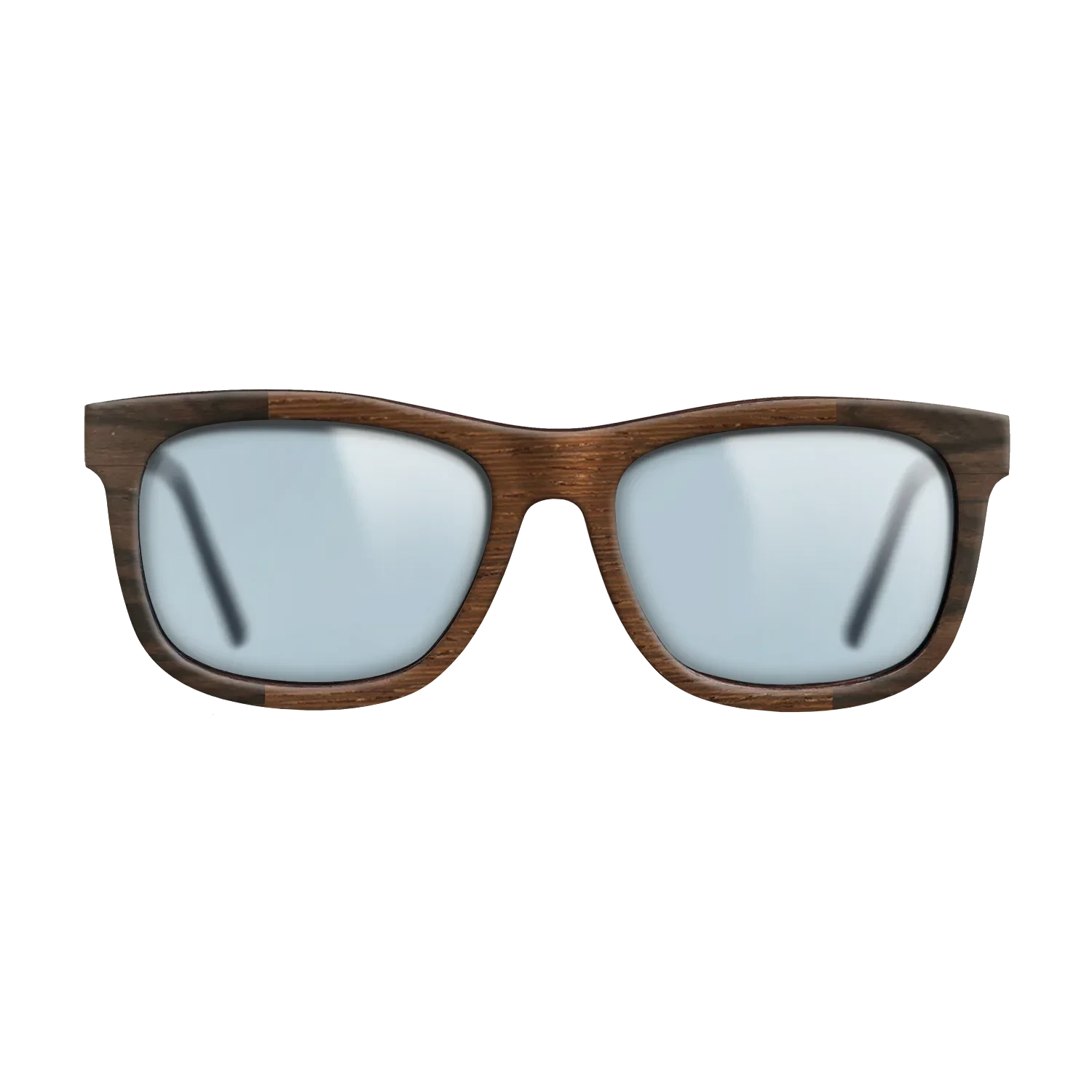 Wenge,Poplar Dyed: Baby Blue,Walnut: Straight Grain,Ziricote Dark Quartered: Recursive - The Hero - Square - 969 - SIRIS wood optic