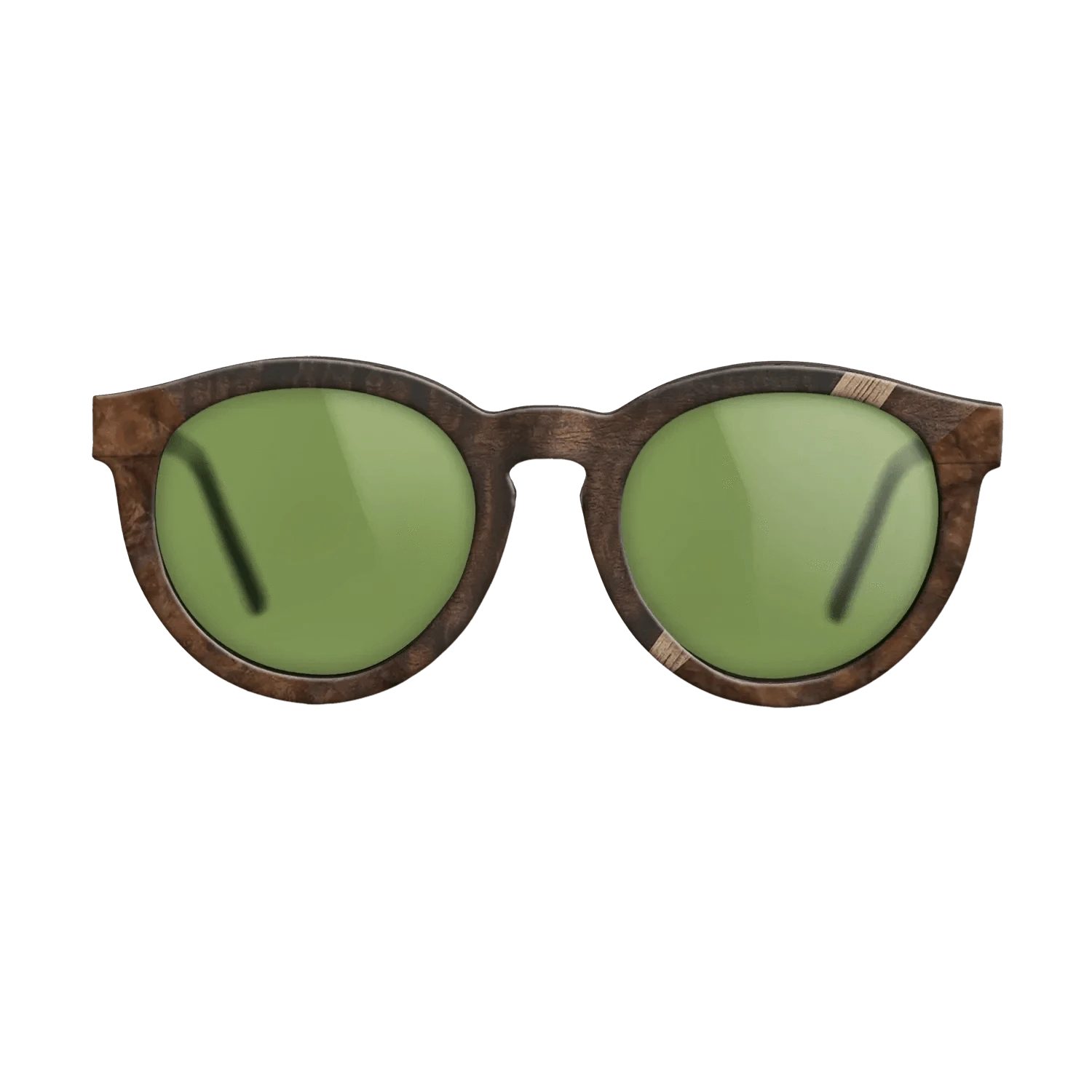 Walnut: Straight Grain,Poplar Dyed: Grey,Walnut Burl,Fumed Eucalyptus: Geometric - The Rebel - Round - 1516 - SIRIS wood optic