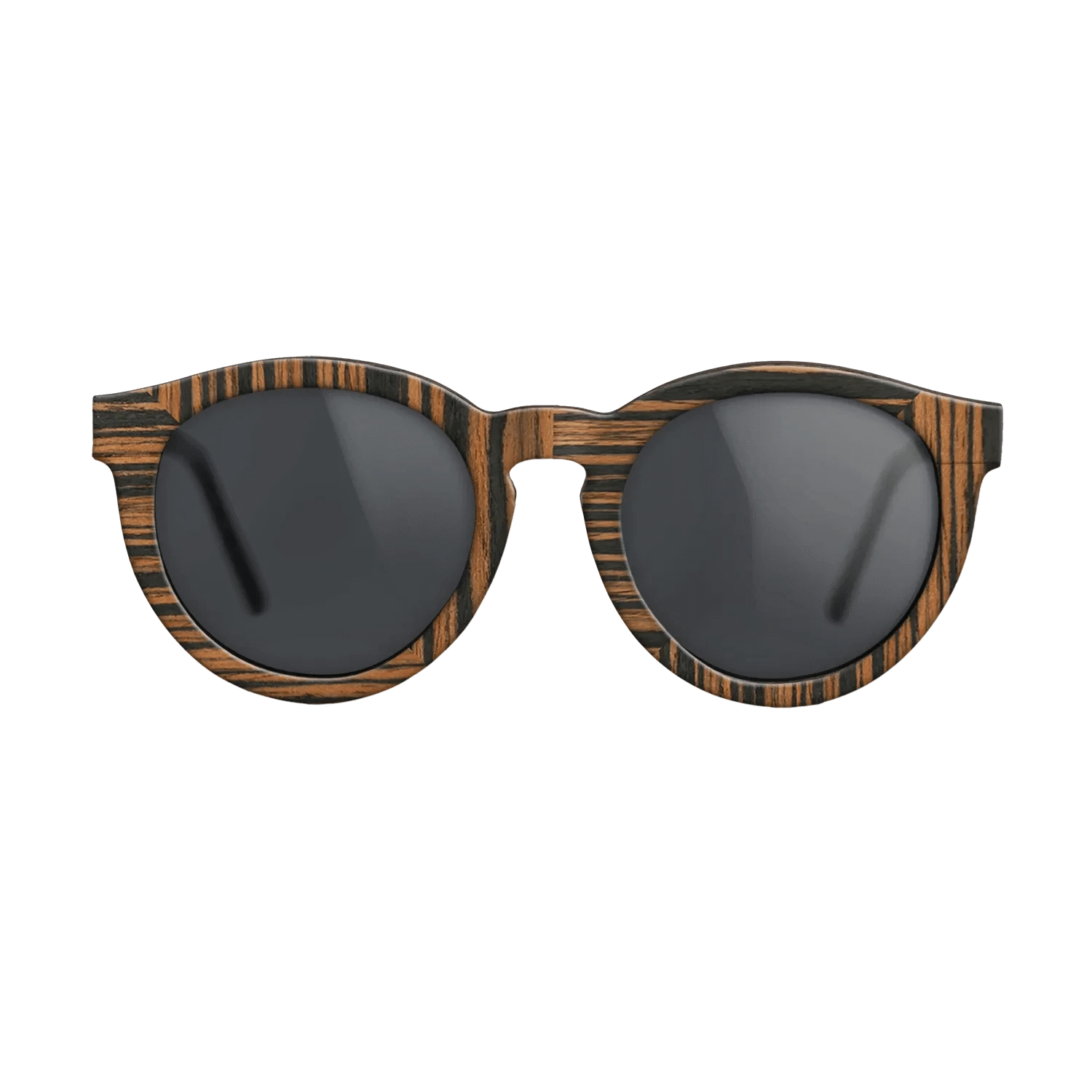 Walnut Claro Light,Italian Ebony: Weave - The Rebel - Round - 1768 - SIRIS wood optic