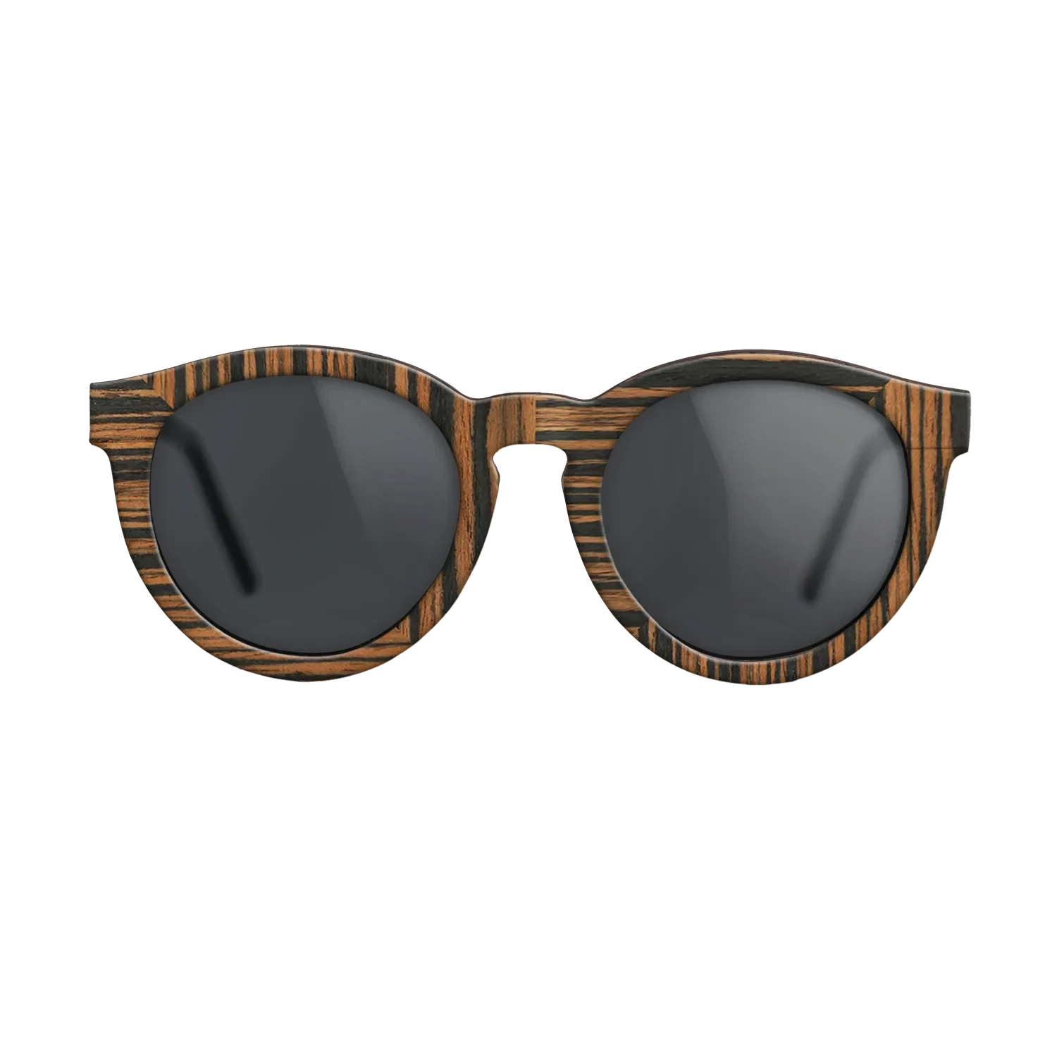 Ziricote Dark Quartered,Italian Ebony: Weave - The Rebel - Round - 1528 - SIRIS wood optic
