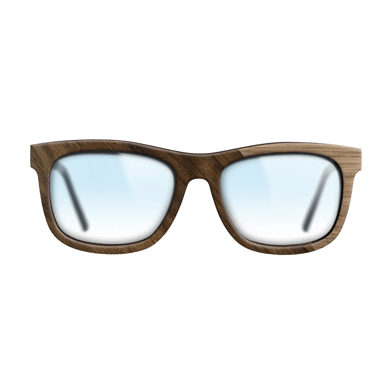 Walnut: Straight Grain,Ziricote Dark Quartered: Angle Cut - The Hero - Square - 1291 - SIRIS wood optic