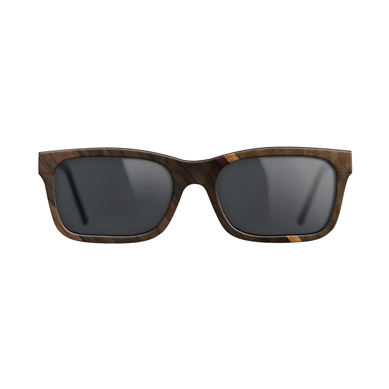 Ziricote Light Quartered,Fumed Eucalyptus,Royal White Ebony: Angle Cut - The Sage - Rectangle - 828 - SIRIS wood optic