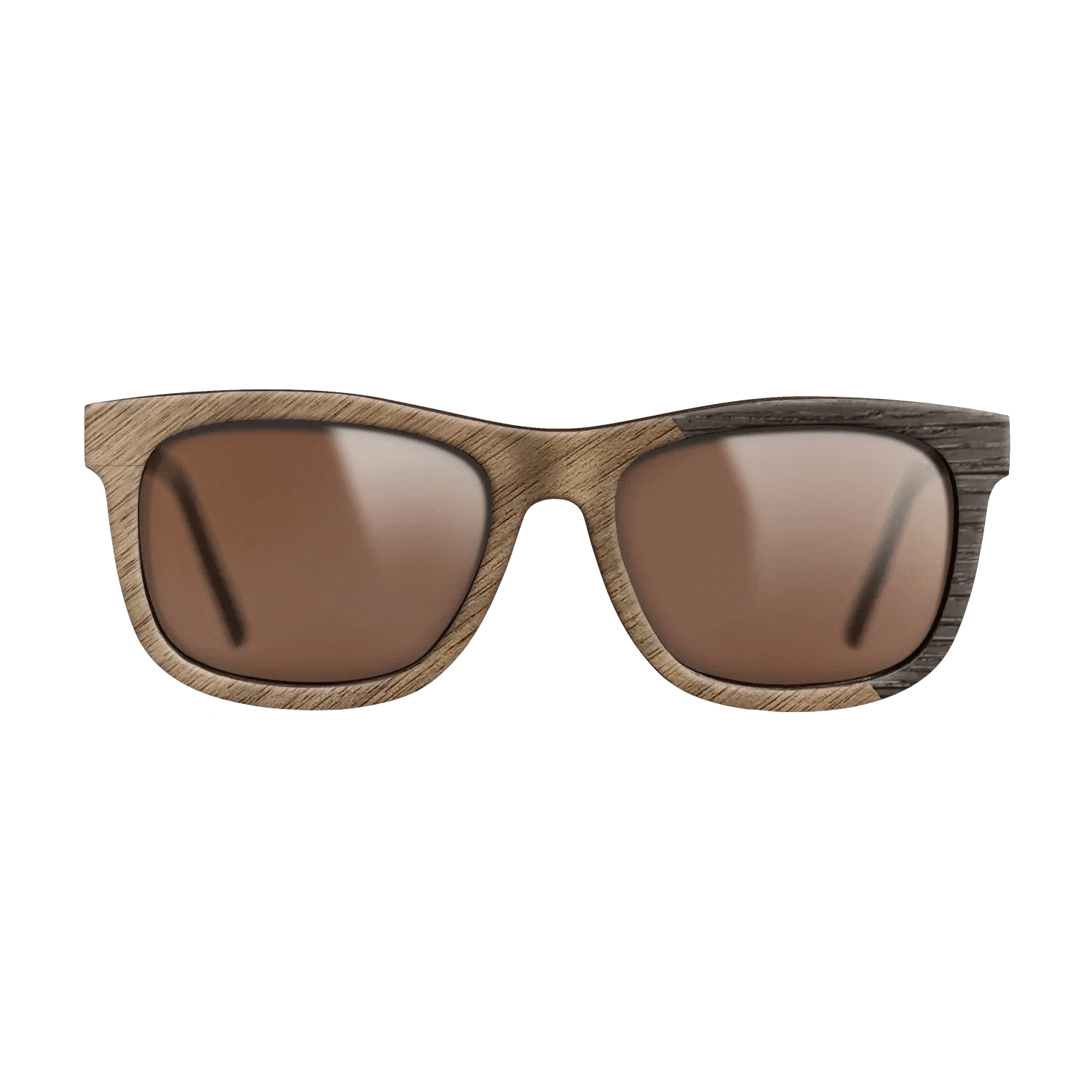 Ziricote Dark Quartered,Walnut: Straight Grain,Fumed Oak,Santos Rosewood Dark,Royal White Ebony: Angle Cut - The Hero - Square - 1172 - SIRIS wood optic