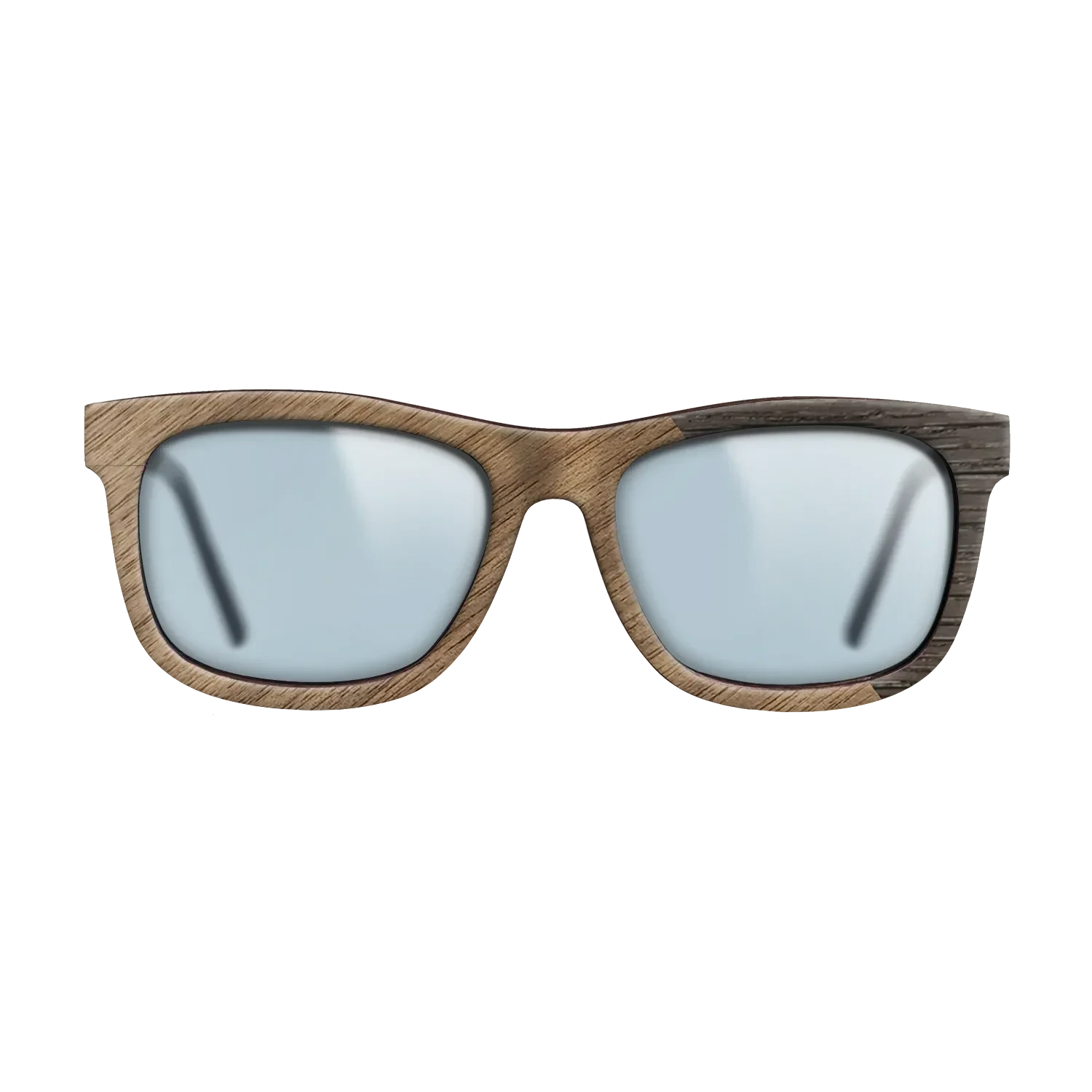 Ziricote Dark Quartered,Walnut: Straight Grain,Fumed Oak,Santos Rosewood Dark,Royal White Ebony: Angle Cut - The Hero - Square - 1172 - SIRIS wood optic