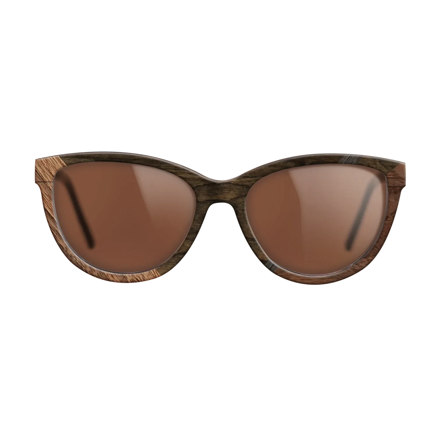 Ziricote Dark Quartered,Walnut: Straight Grain,Walnut Claro Light,Fumed Oak: Geometric - The Maiden - Cat - 1168 - SIRIS wood optic