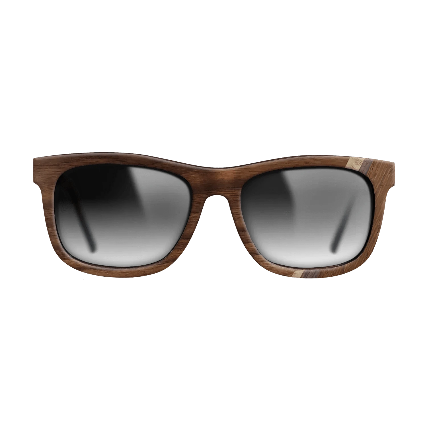 Walnut Claro Dark,Olive Burl,Wenge,Rosewood Reconstituted: Fractal - The Hero - Square - 1691 - SIRIS wood optic