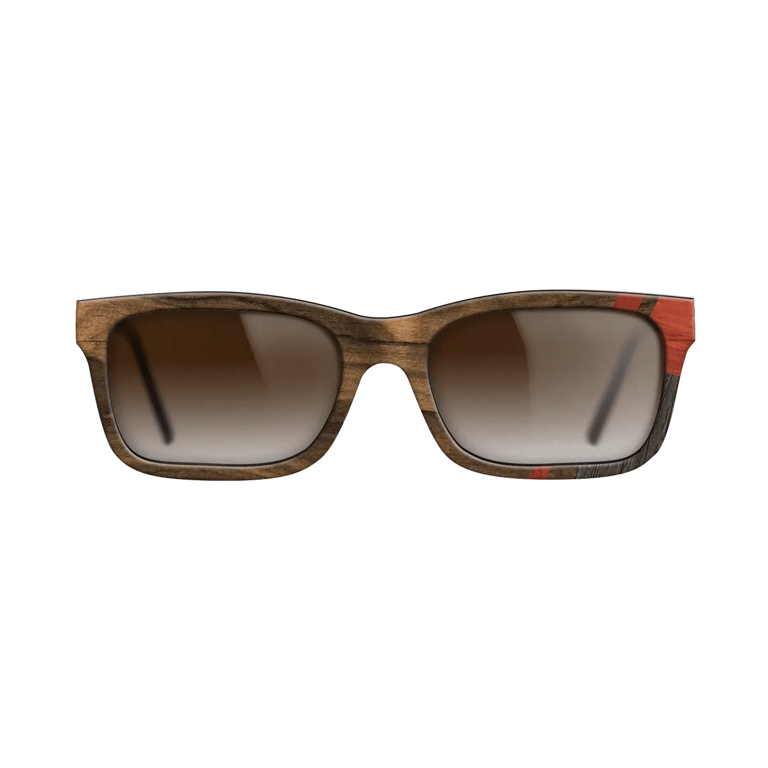 Wenge,Fumed Oak,Poplar Dyed: Red,Ziricote Dark Quartered: Mosaic - The Sage - Rectangle - 1362 - SIRIS wood optic