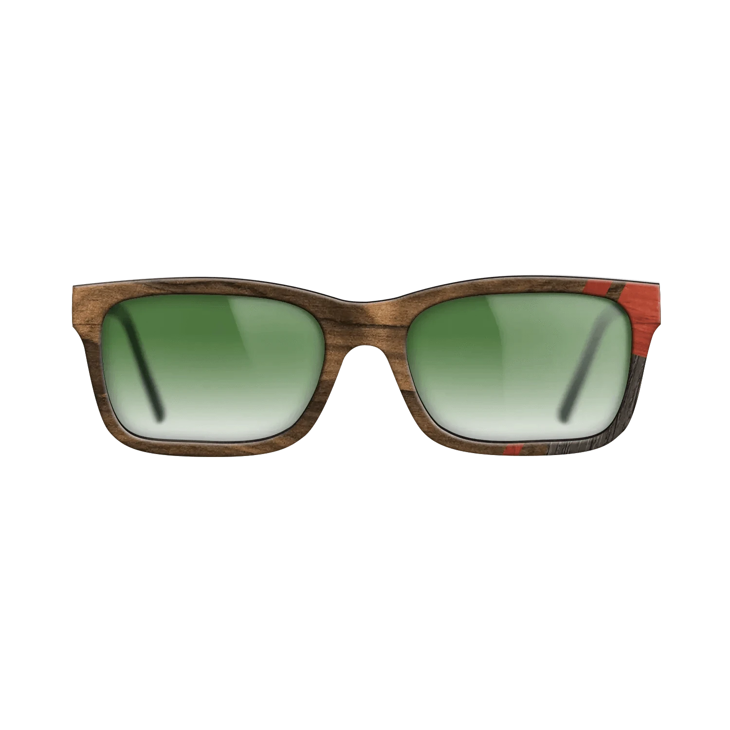 Wenge,Fumed Oak,Poplar Dyed: Red,Ziricote Dark Quartered: Mosaic - The Sage - Rectangle - 1362 - SIRIS wood optic