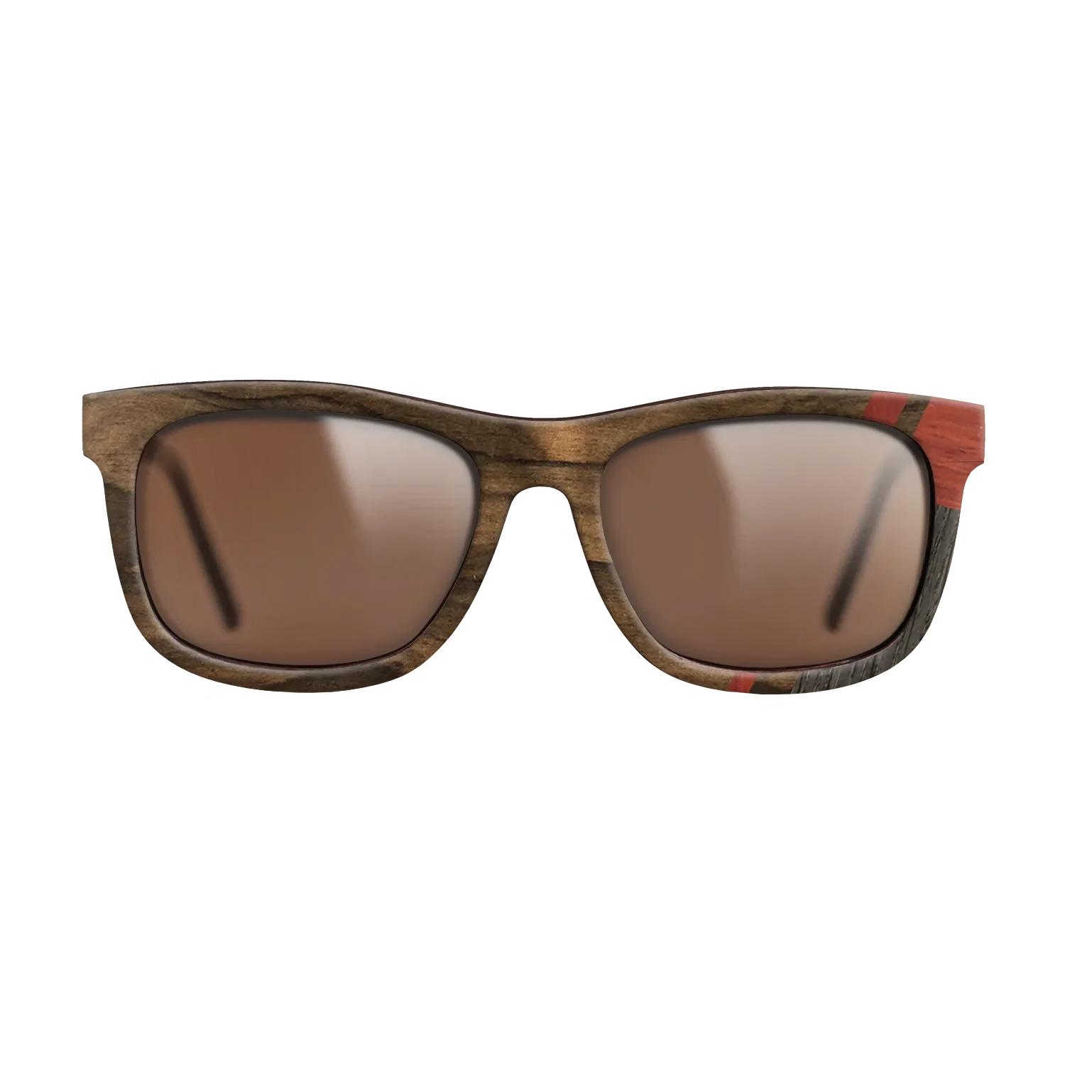 Wenge,Fumed Oak,Poplar Dyed: Red,Ziricote Dark Quartered: Mosaic - The Hero - Square - 1362 - SIRIS wood optic