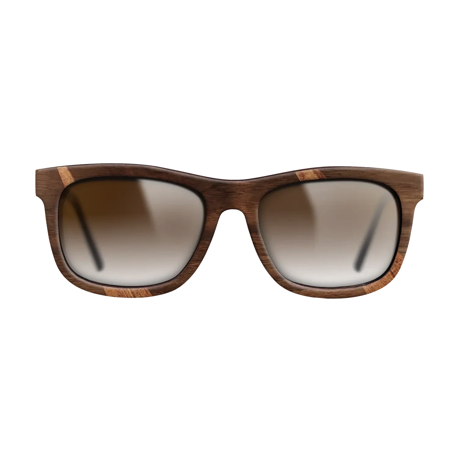 Walnut Claro Dark,Koa,Olive Burl: Fractal - The Hero - Square - 1738 - SIRIS wood optic