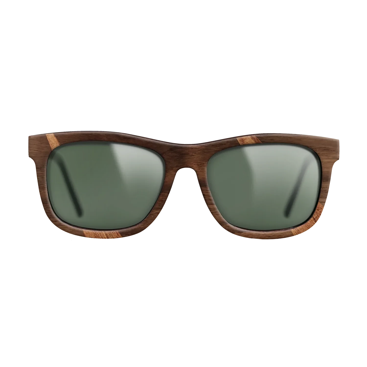Walnut Claro Dark,Koa,Olive Burl: Fractal - The Hero - Square - 1738 - SIRIS wood optic