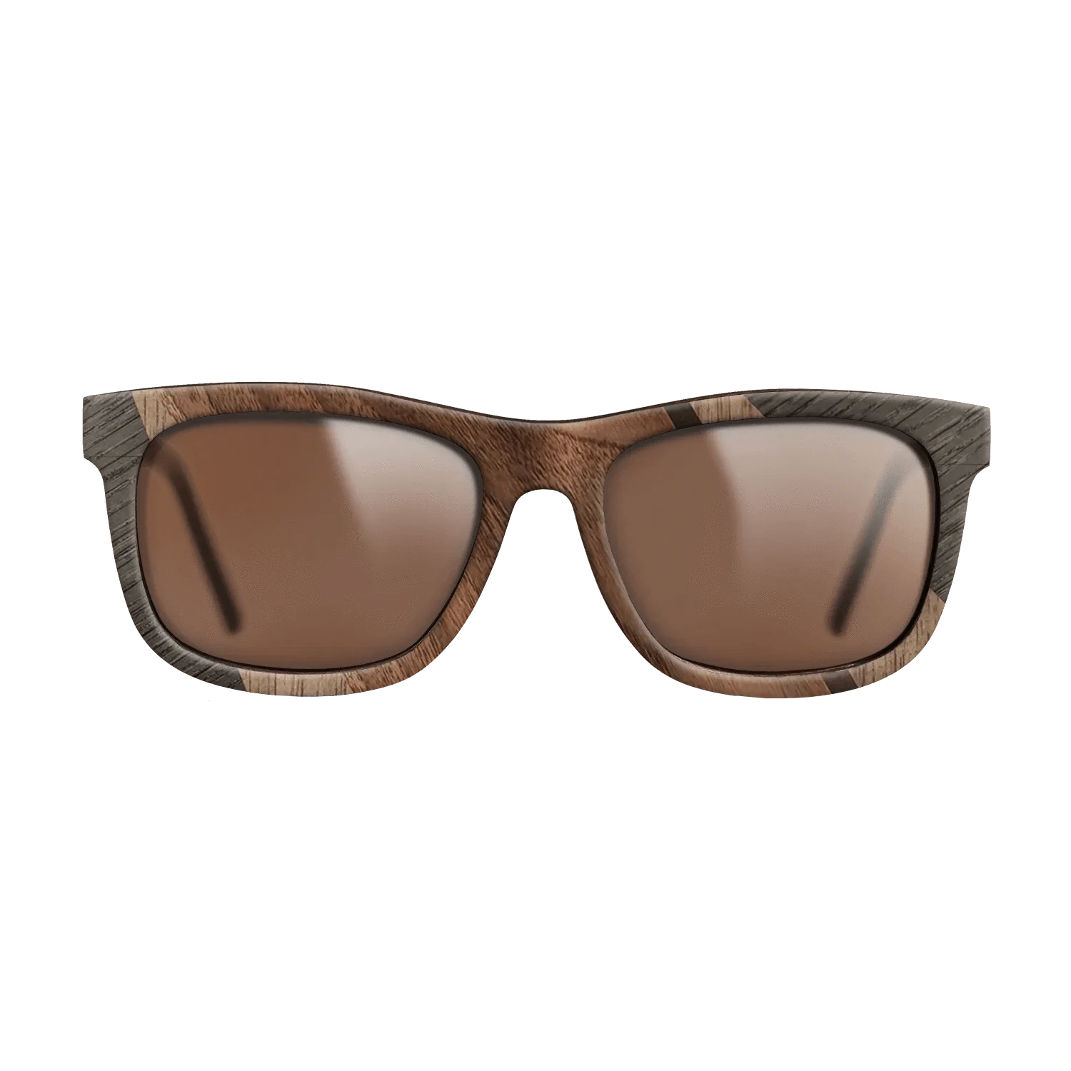 Walnut Claro Light,Fumed Oak,Walnut: Straight Grain: Fractal - The Hero - Square - 1659 - SIRIS wood optic