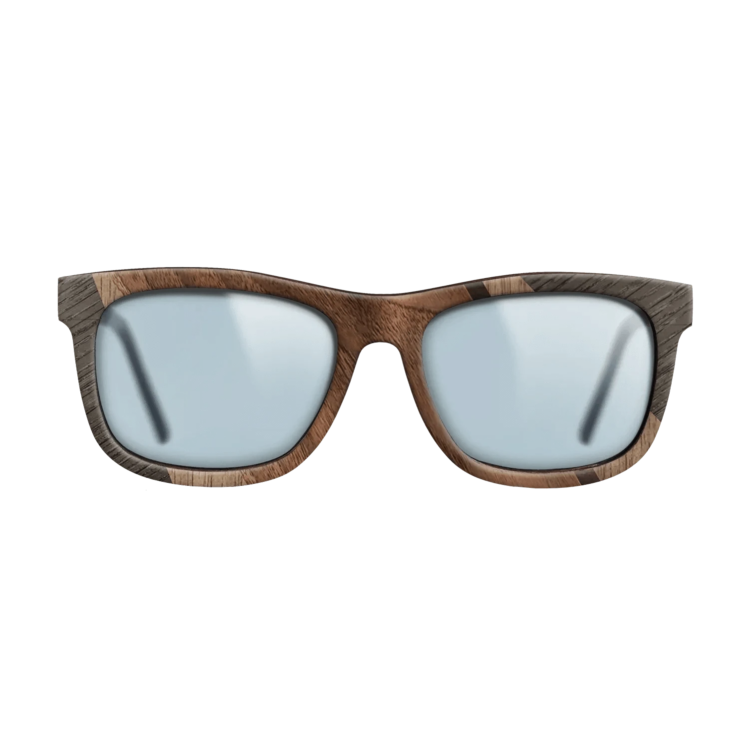 Walnut Claro Light,Fumed Oak,Walnut: Straight Grain: Fractal - The Hero - Square - 1659 - SIRIS wood optic