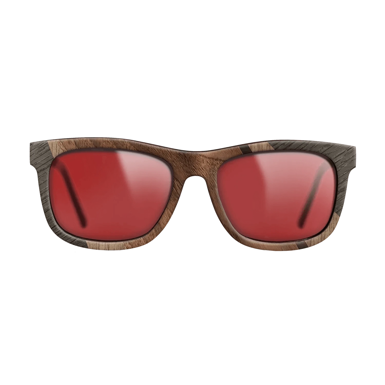 Walnut Claro Light,Fumed Oak,Walnut: Straight Grain: Fractal - The Hero - Square - 1659 - SIRIS wood optic