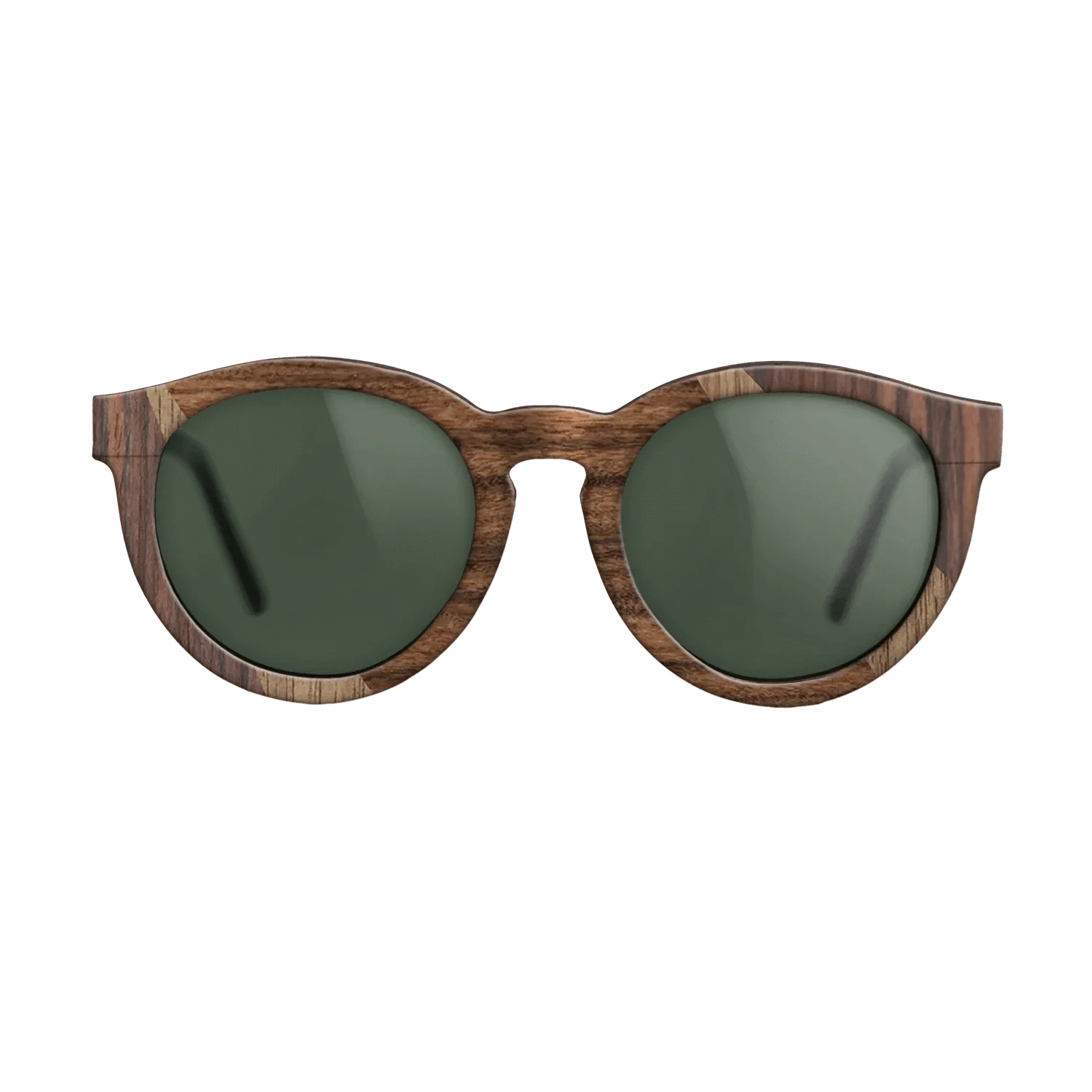 Santos Rosewood Light,Fumed Oak,Rosewood Reconstituted,Walnut: Straight Grain: Fractal - The Rebel - Round - 822 - SIRIS wood optic