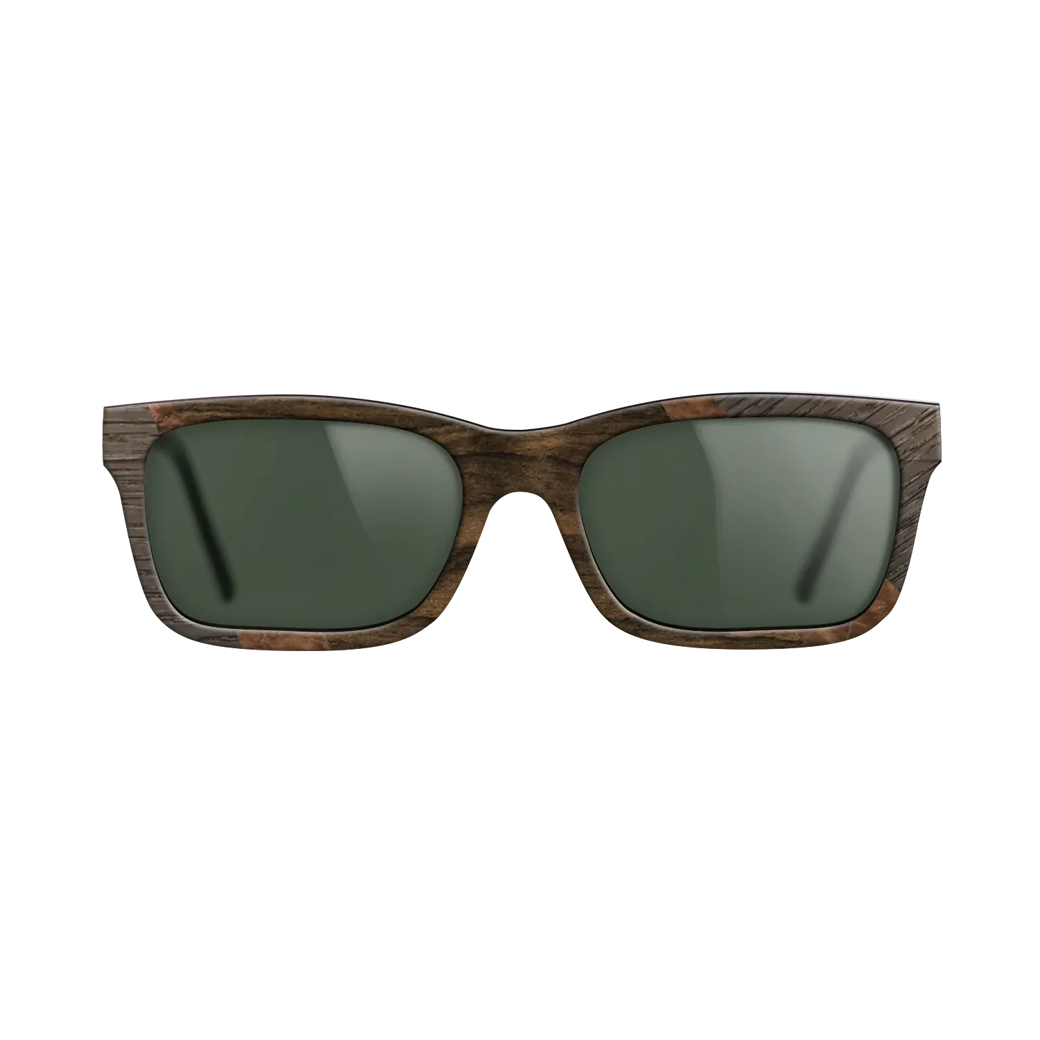 Ziricote Dark Quartered,Fumed Oak,Walnut: Straight Grain,Walnut Burl: Fractal - The Sage - Rectangle - 1006 - SIRIS wood optic